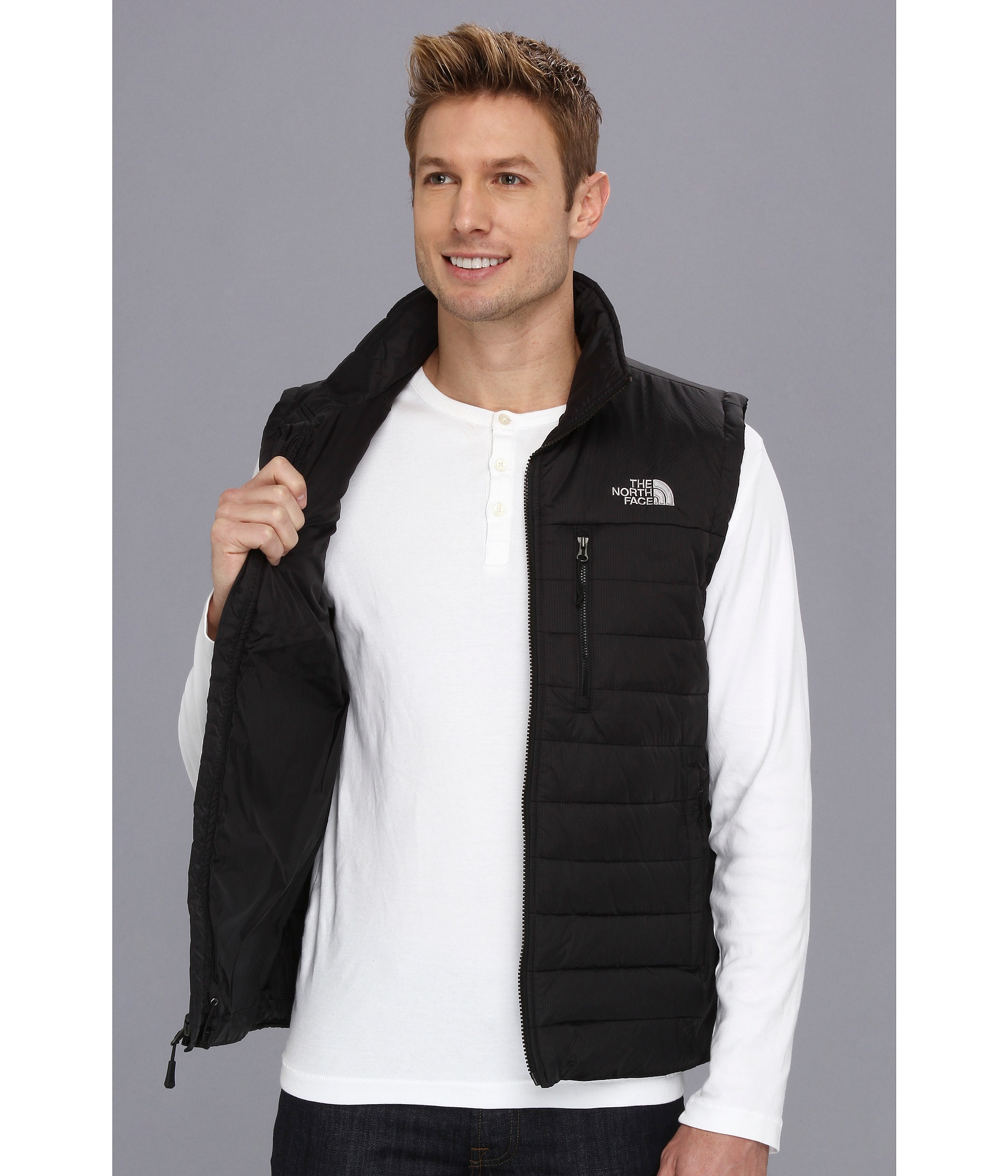 the north face red blaze vest