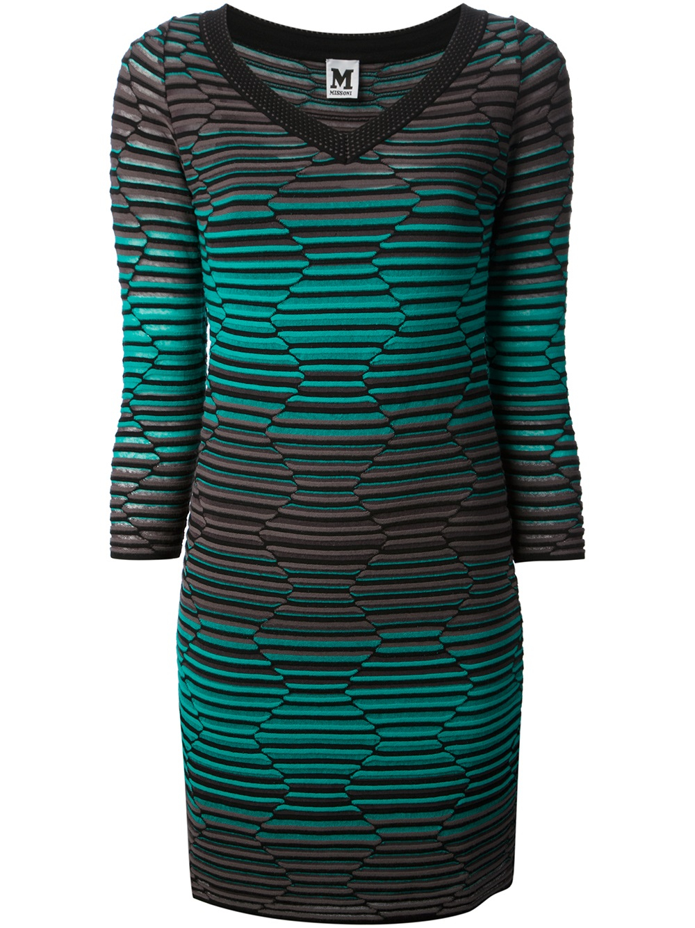m missoni green striped knit dress product 1 16814982 2 878798657 normal
