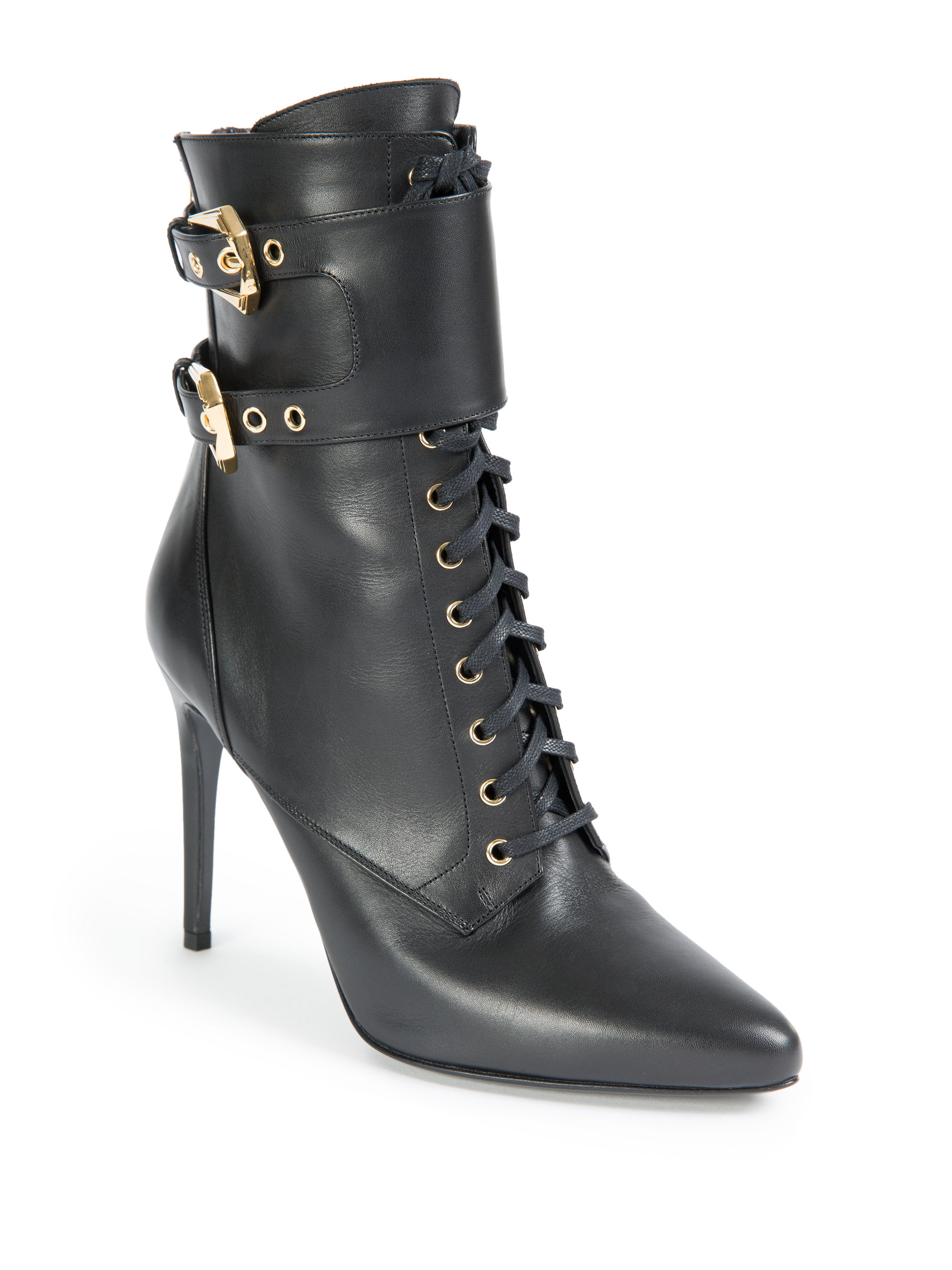 balmain ranger quilted combat booties