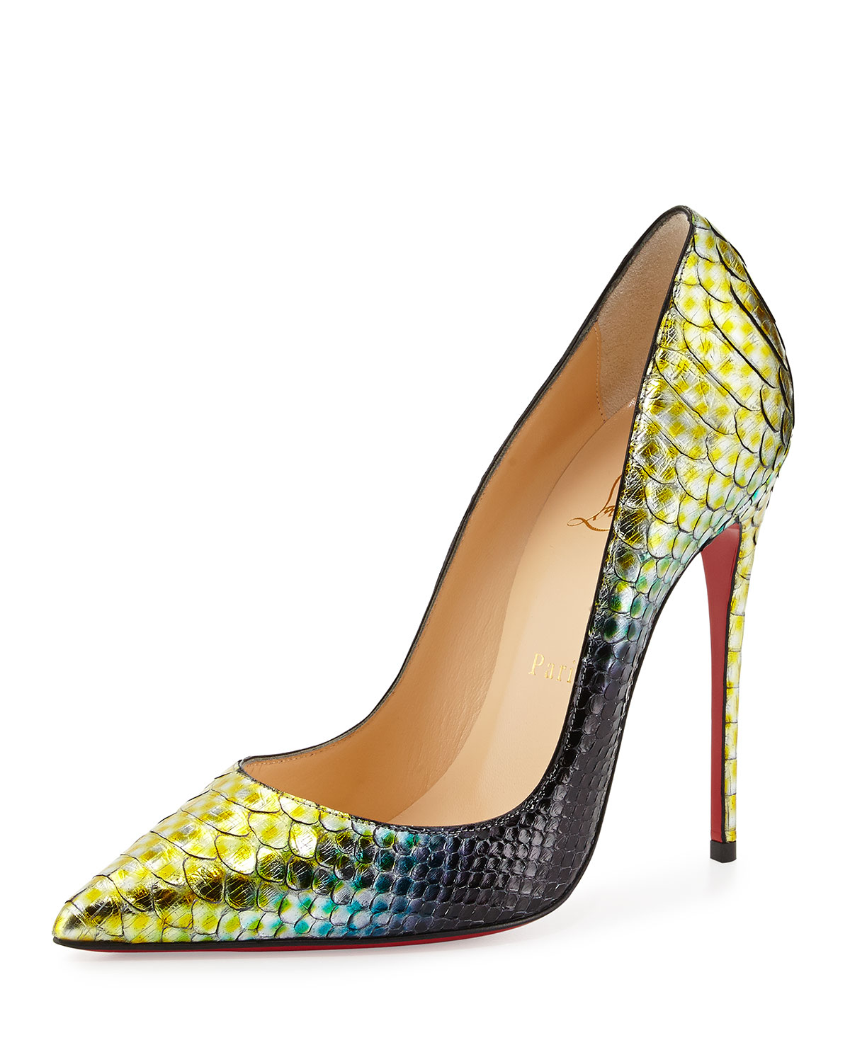 christian louboutin green python pumps christian louboutin green python pumps