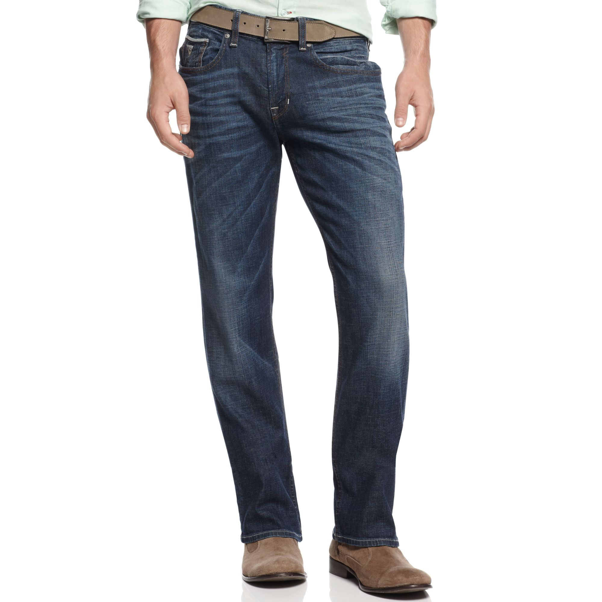 Lyst - Guess Falcon 104 Jeans in Blue for Men