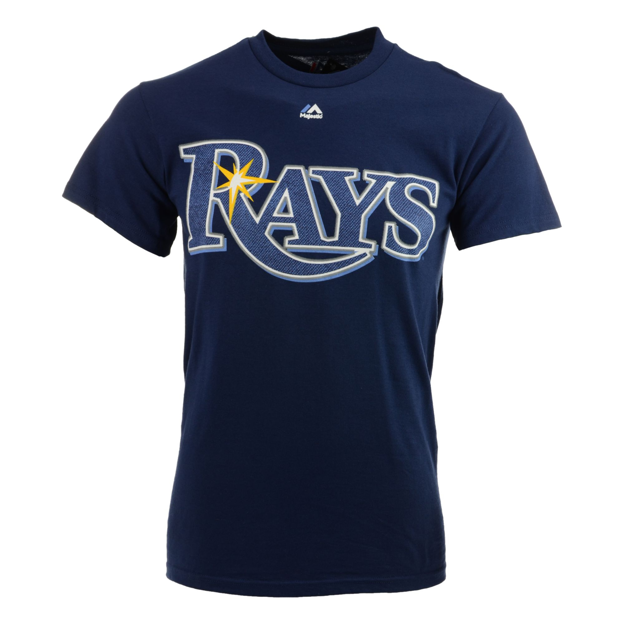 Majestic | Blue Men's Evan Longoria Tampa Bay Rays Official Player T ...