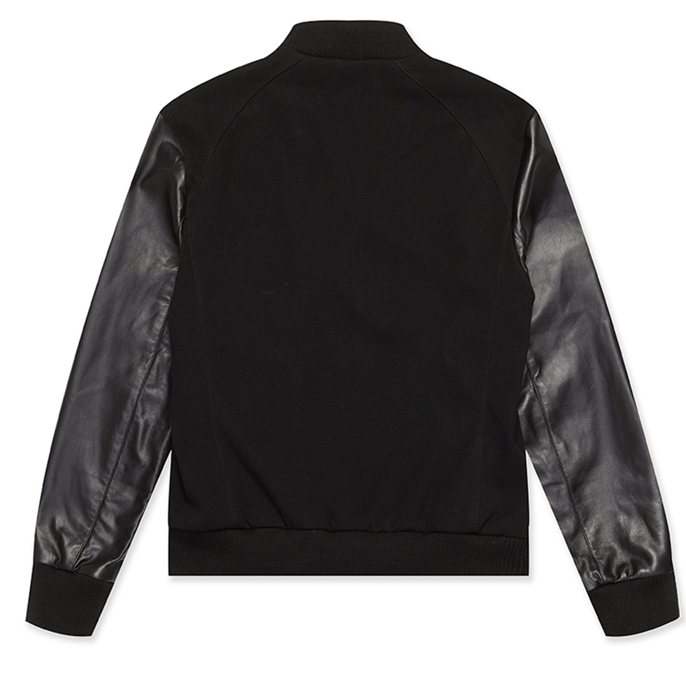 Lyst - Blood Brother Mens Alpha Varsity Black Bomber Jacket in Black ...