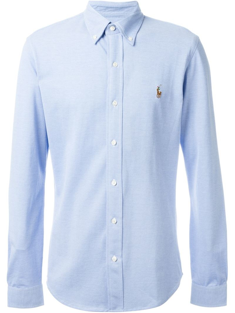 Polo ralph lauren Button Down Shirt in Blue for Men Lyst