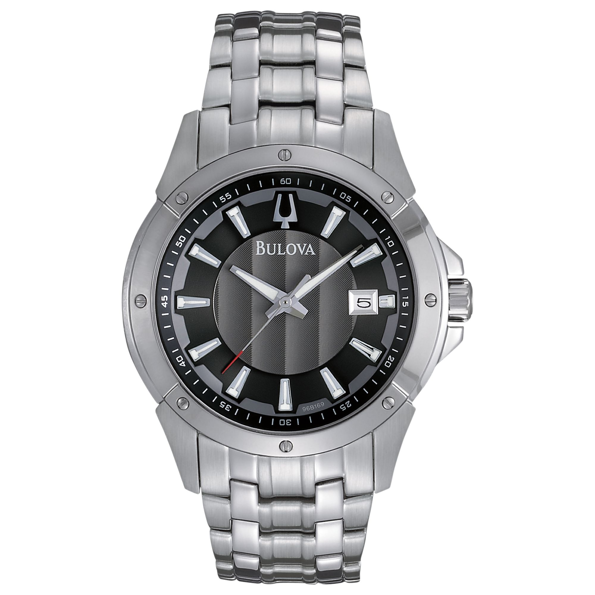 Lyst - Bulova Men's Stainless Steel Bracelet Watch 43mm 96b169 in Gray