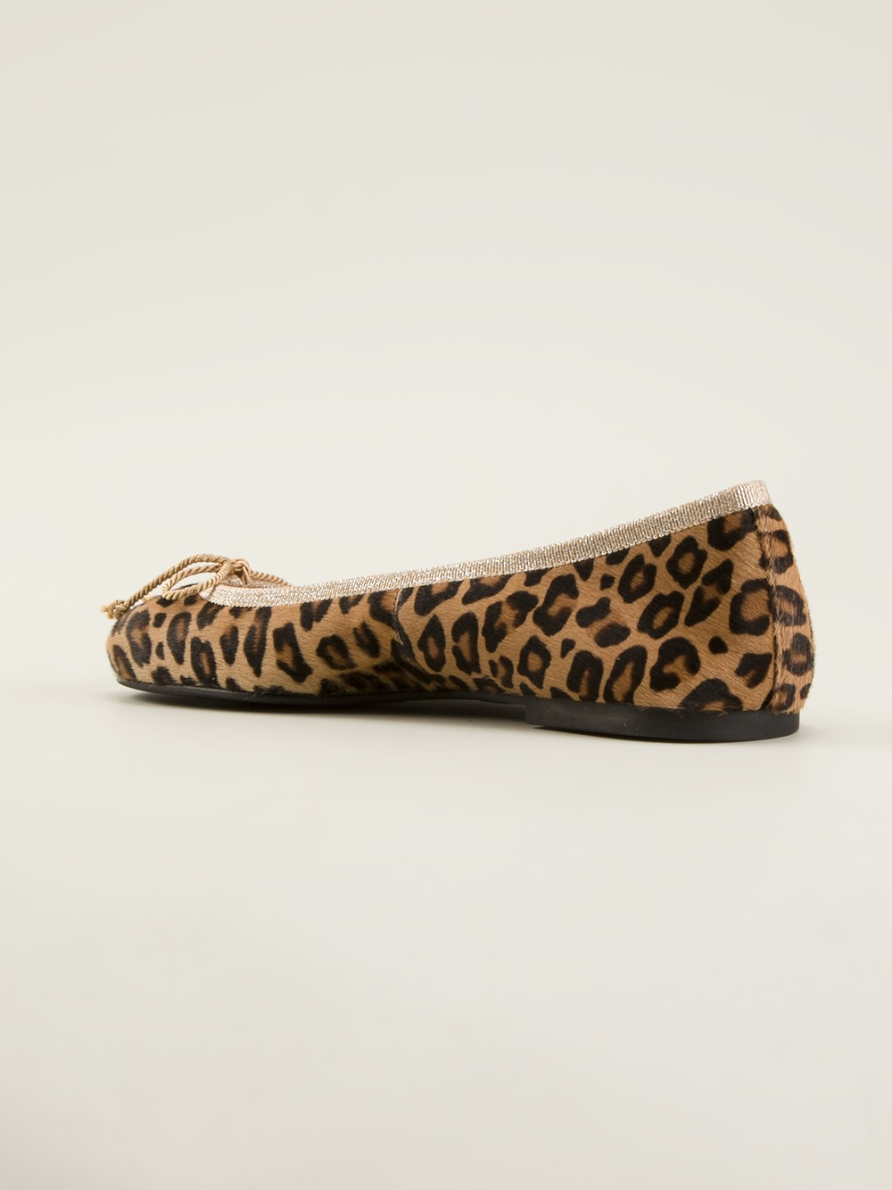 Lyst Pretty Ballerinas Leopard Print Ballerina