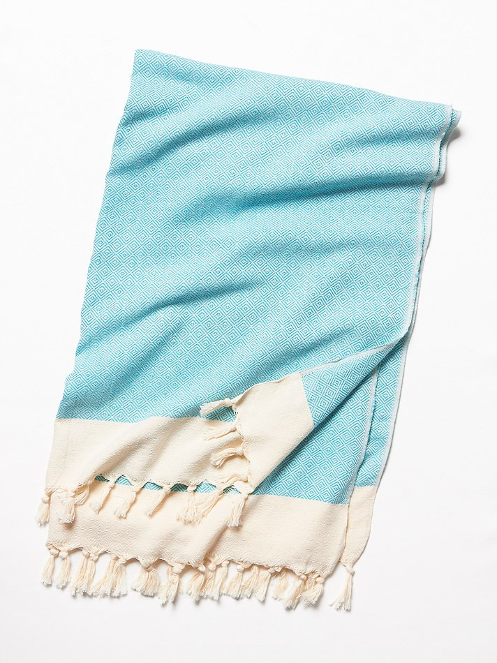 Lyst Free People Womens Breezy Day Beach Towel in Blue