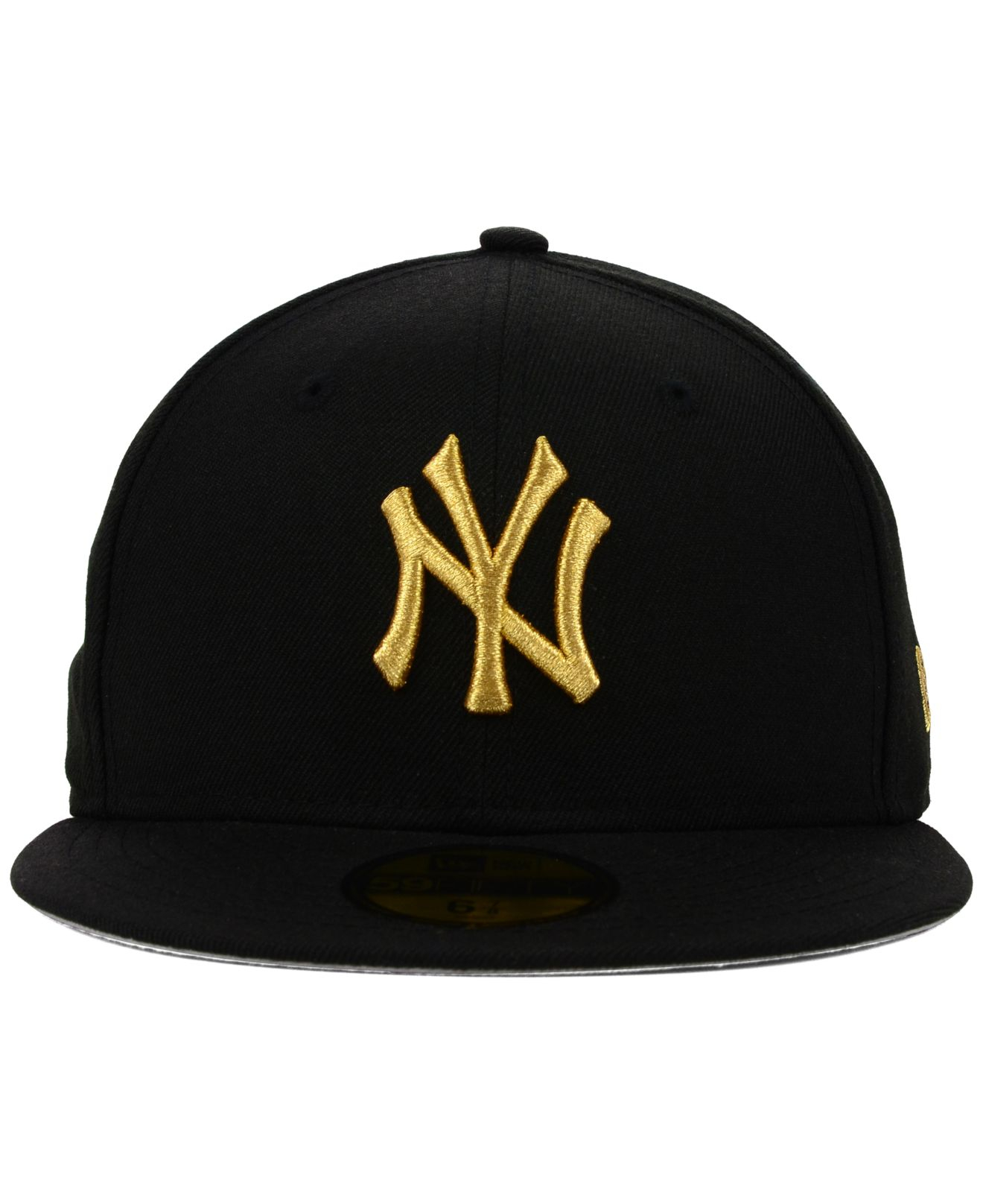 Lyst - Ktz New York Yankees Gold 59fifty Cap in Black for Men