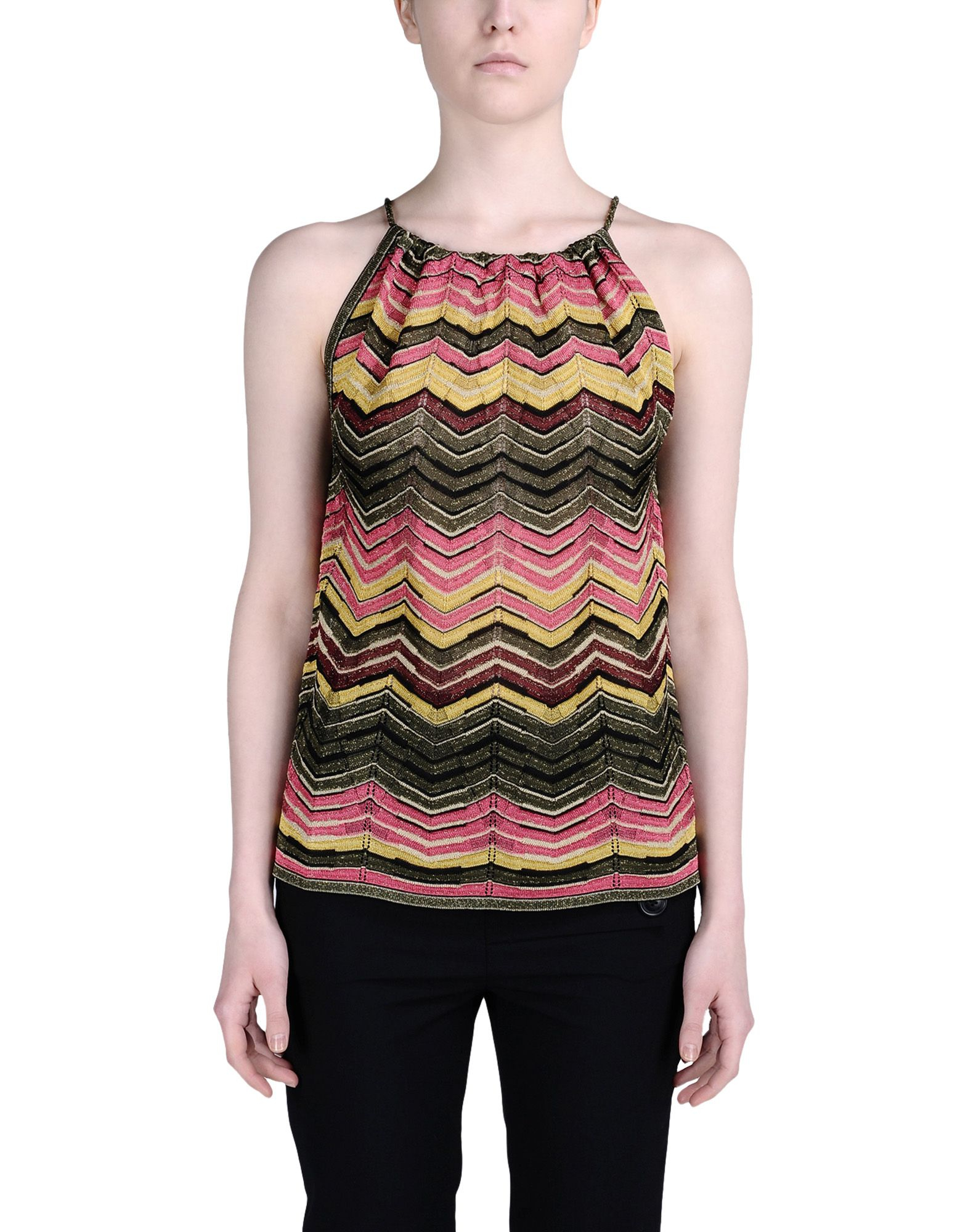 M missoni Top in Multicolor (Military green) | Lyst