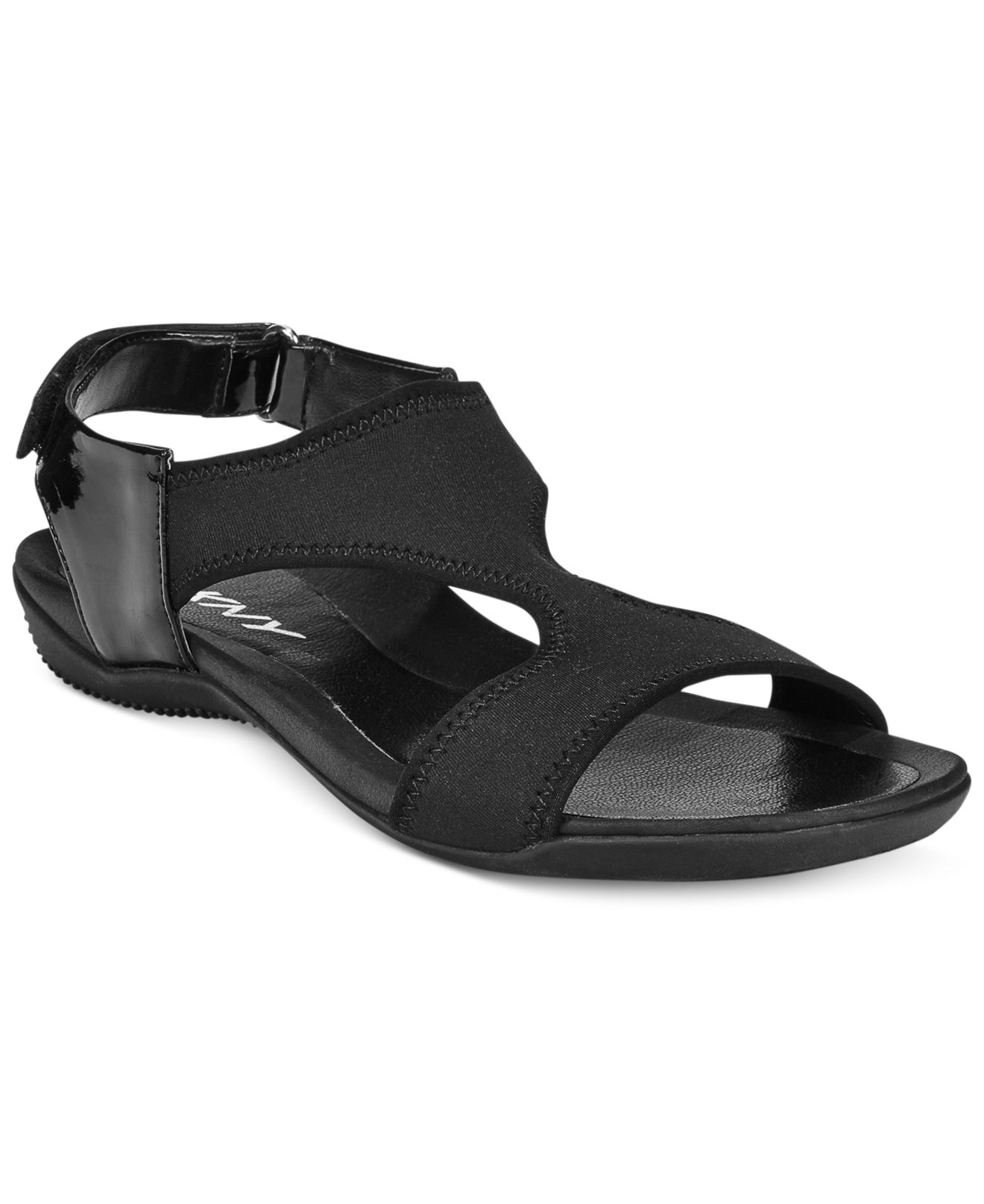 Lyst - DKNY Shoreline Sandals in Black
