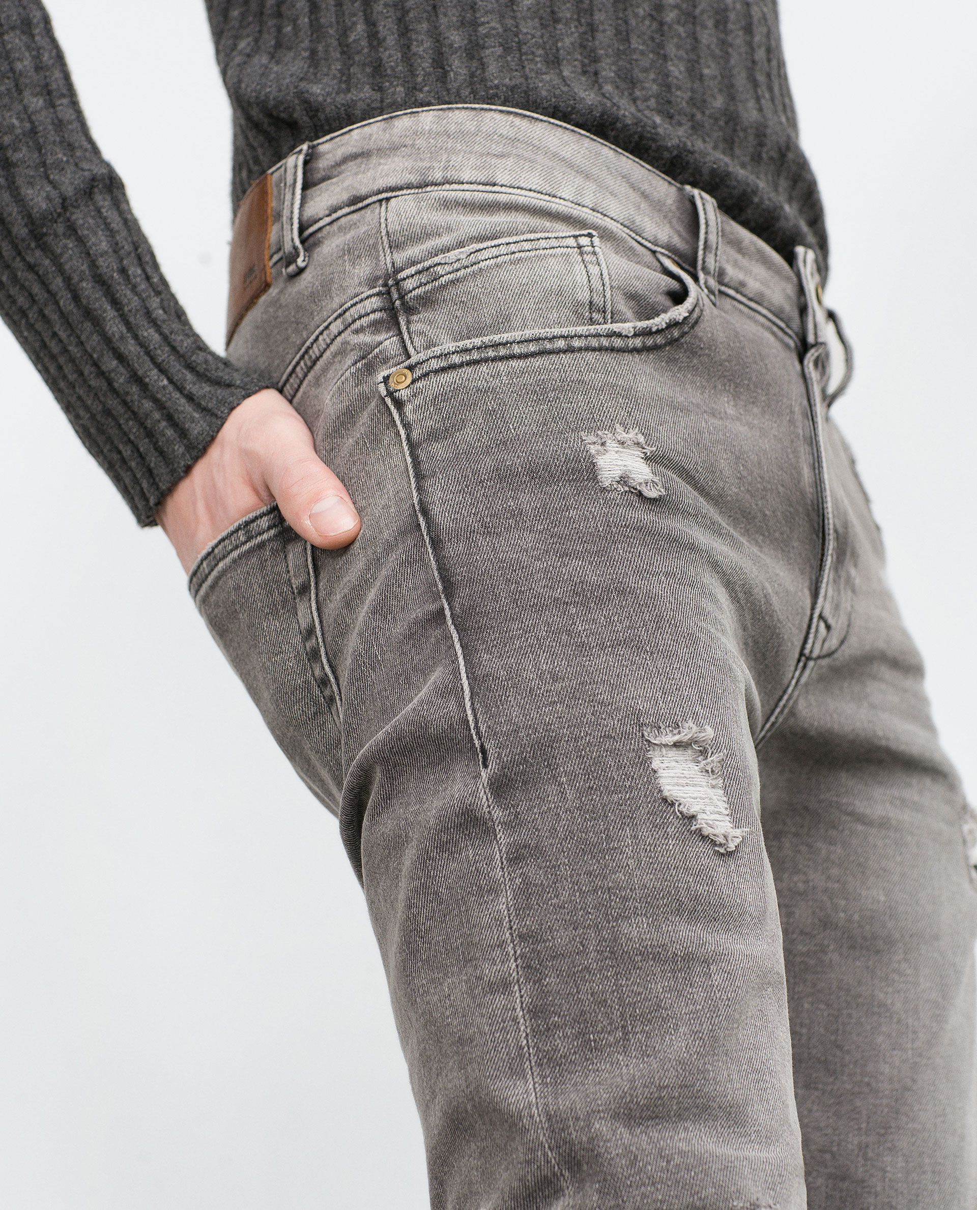 Zara Skinny Jeans in Gray for Men Lyst