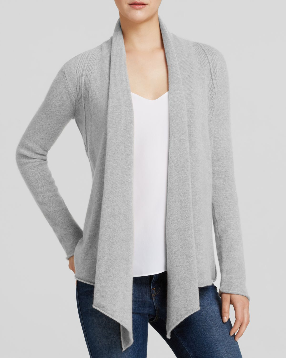 Online cashmere wrap front cardigan tops for women london