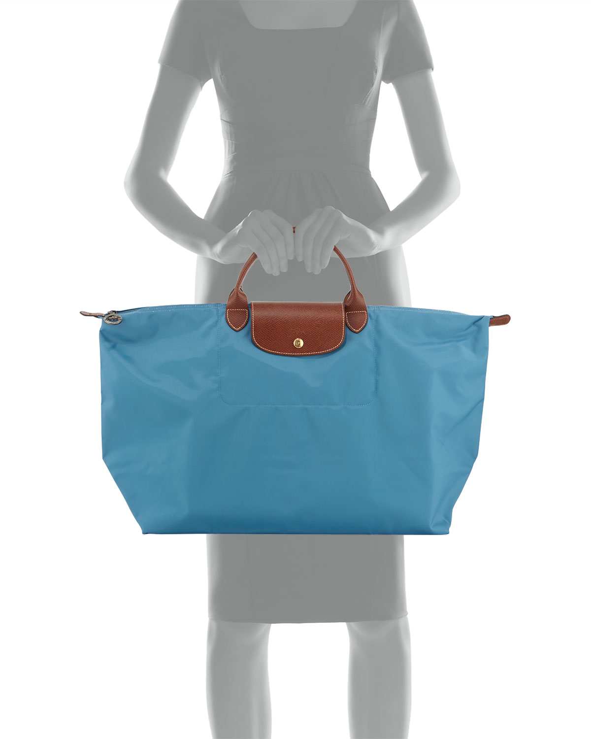 Longchamp Le Pliage Large Travel Bag In Blue Lyst Gallery