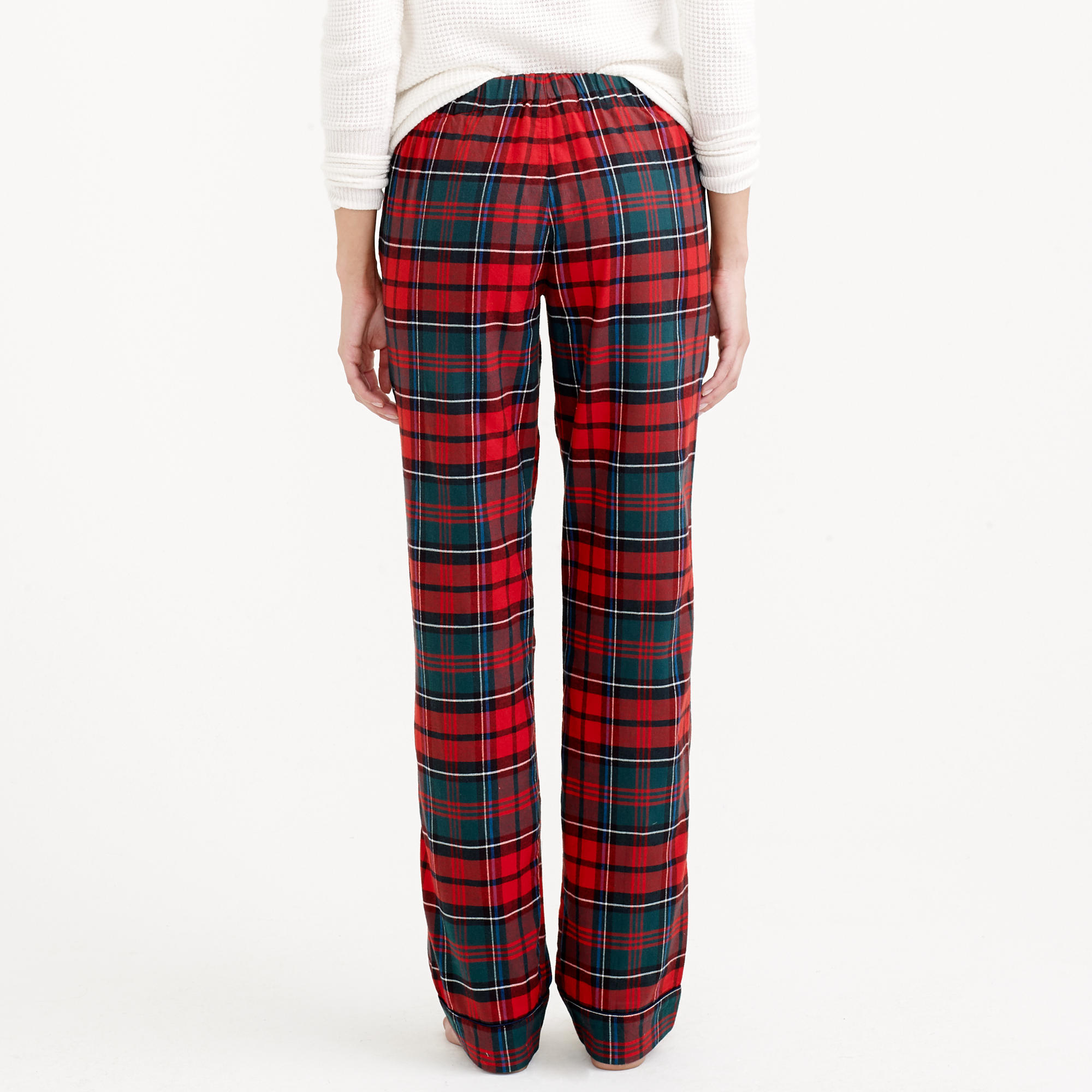 Lyst - J.Crew Pajama Pant In Plaid Flannel in Red