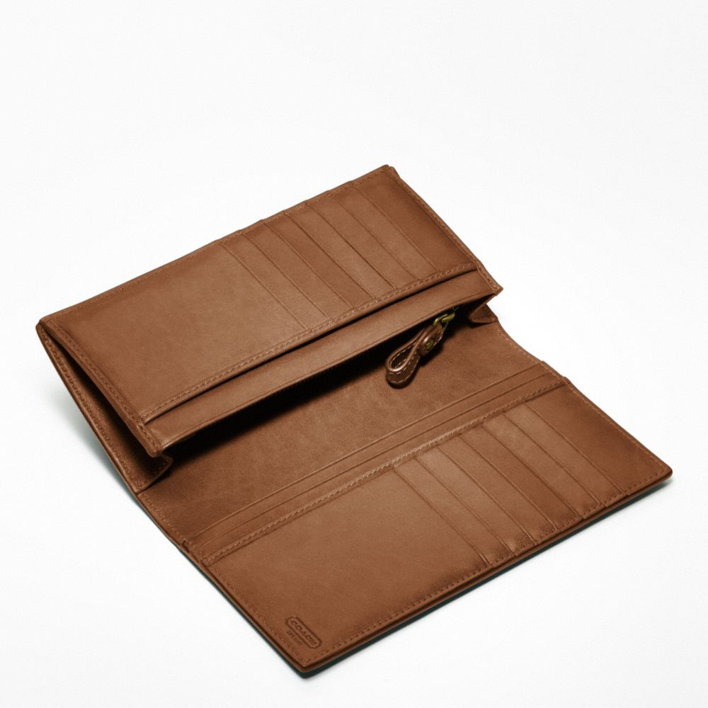 Lyst - COACH Bleecker Breast Pocket Wallet in Leather in Brown for Men