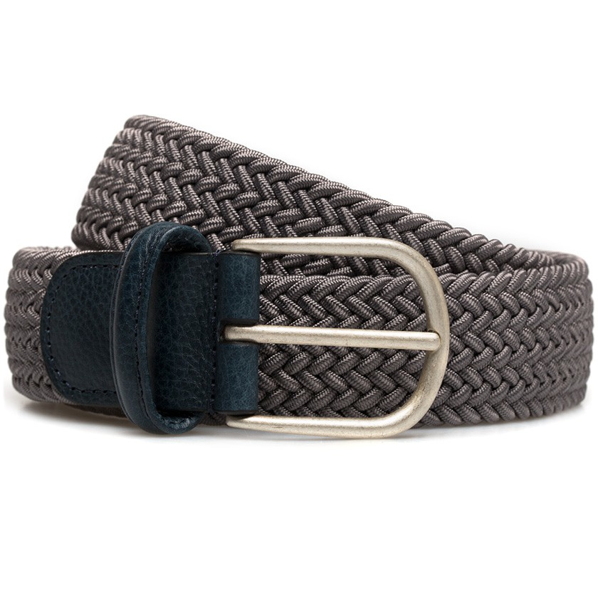Andersons Grey Elasticated Woven Belt in Gray for Men | Lyst
