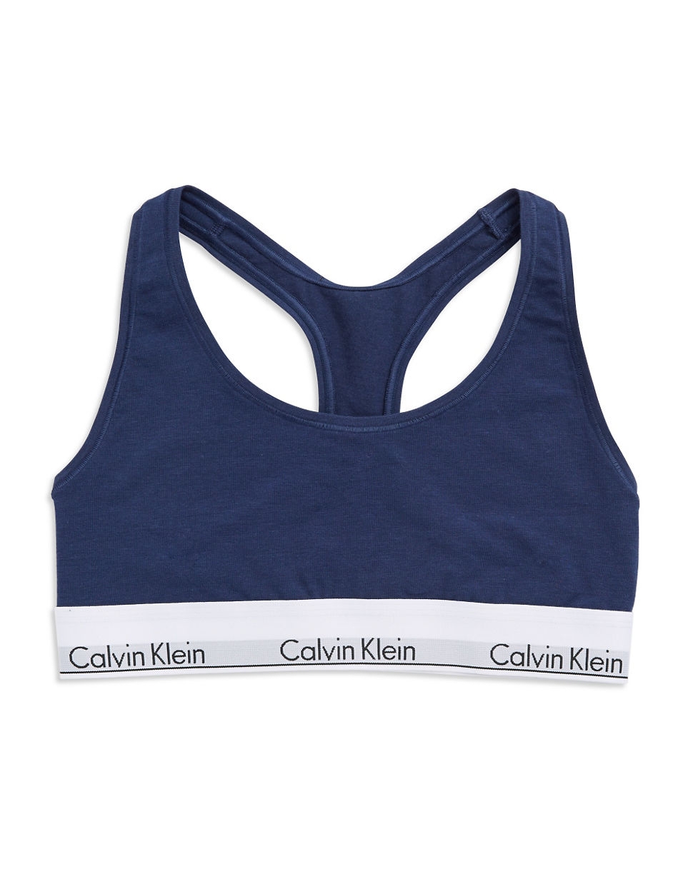 Calvin klein Modern Cotton Bralette in Blue (Coastal Blue)