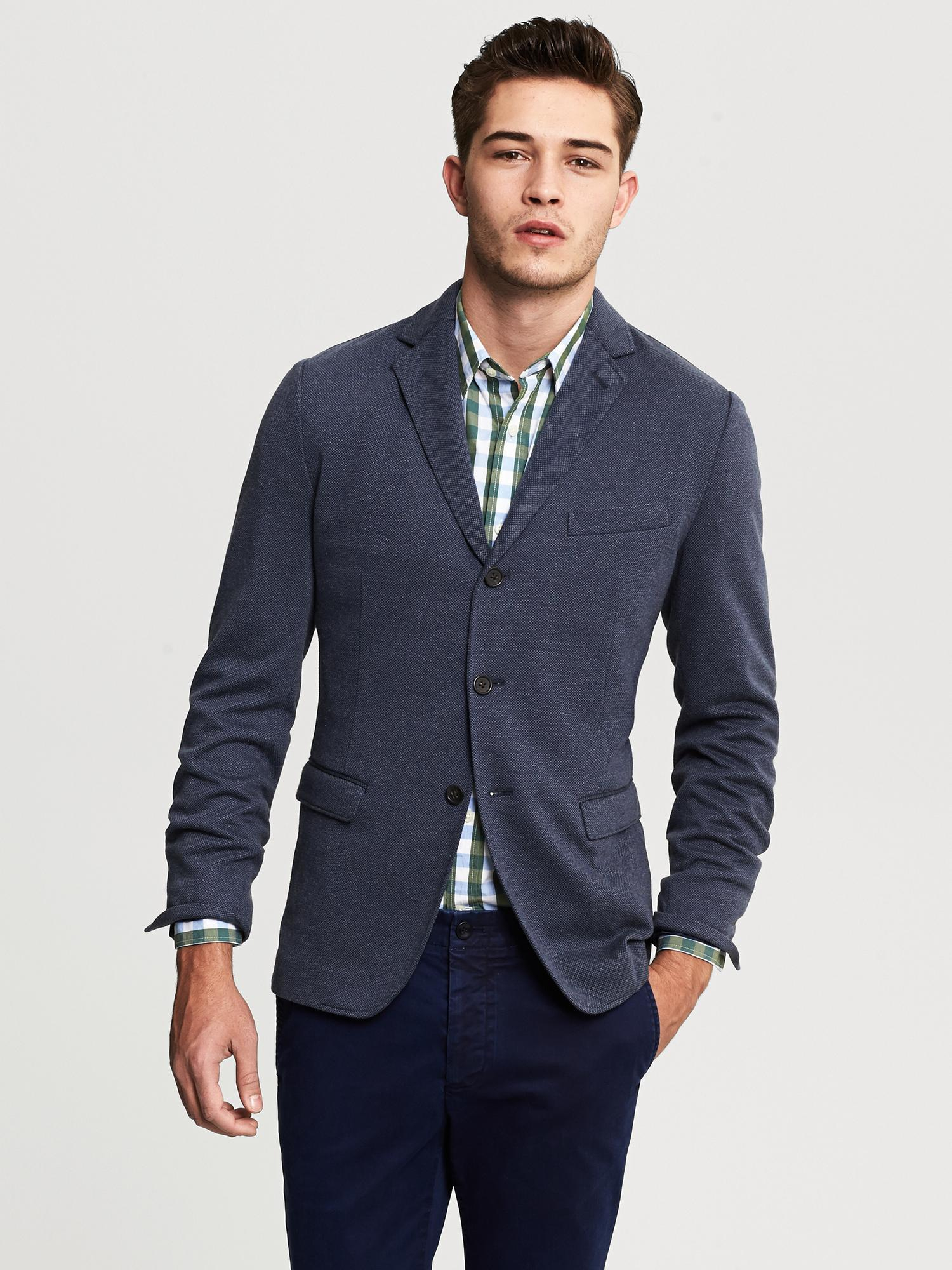 Lyst - Banana Republic Shawl Puffer Vest in Blue for Men