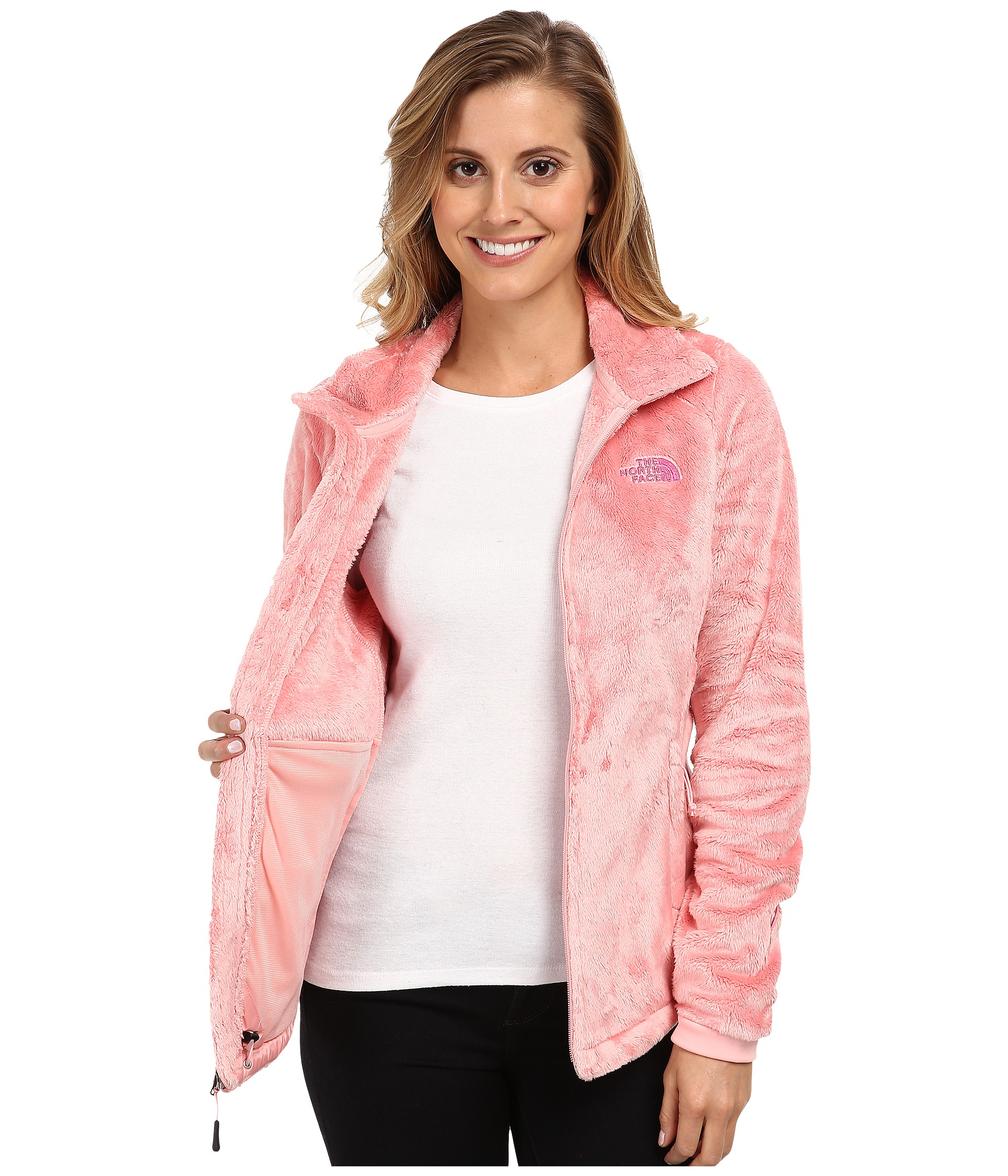 pink osito north face jacket