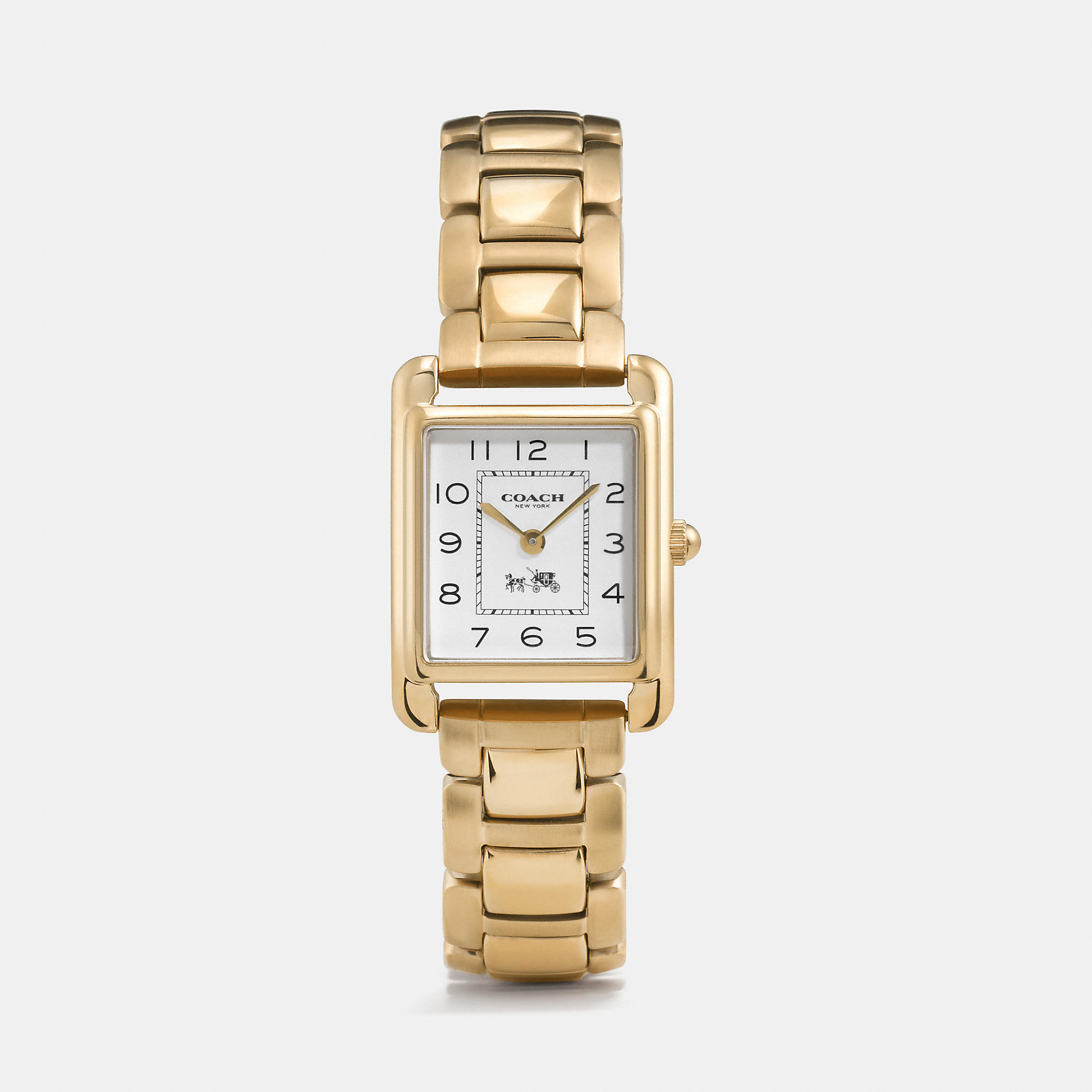 Lyst Coach Page Gold Plated Bracelet Watch In Metallic Gallery Women S Gold Watches