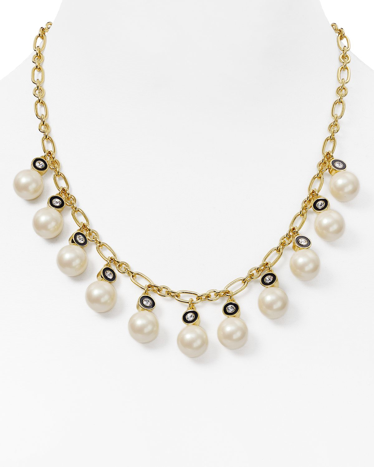 Lyst Kate spade new york Faux Pearl Statement Necklace, 16" in Metallic