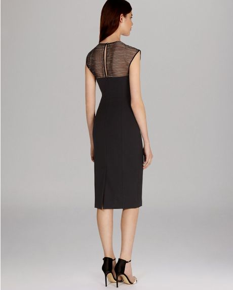 Karen Millen Dress Sharply Tailored in Black | Lyst