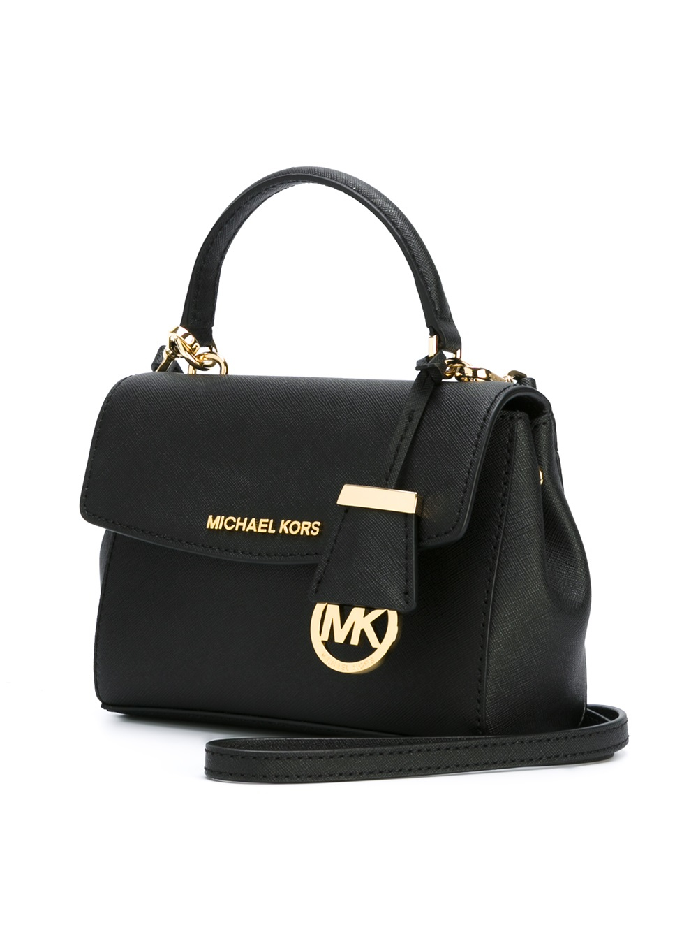Lyst Michael Michael Kors Mini Ava Crossbody Bag In Black