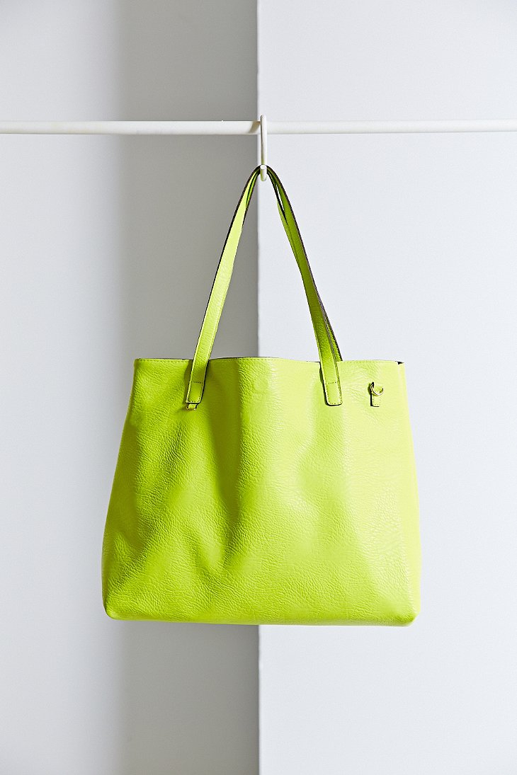 Reversible Vegan Leather Tote Bag Urban Outfitters IUCN Water