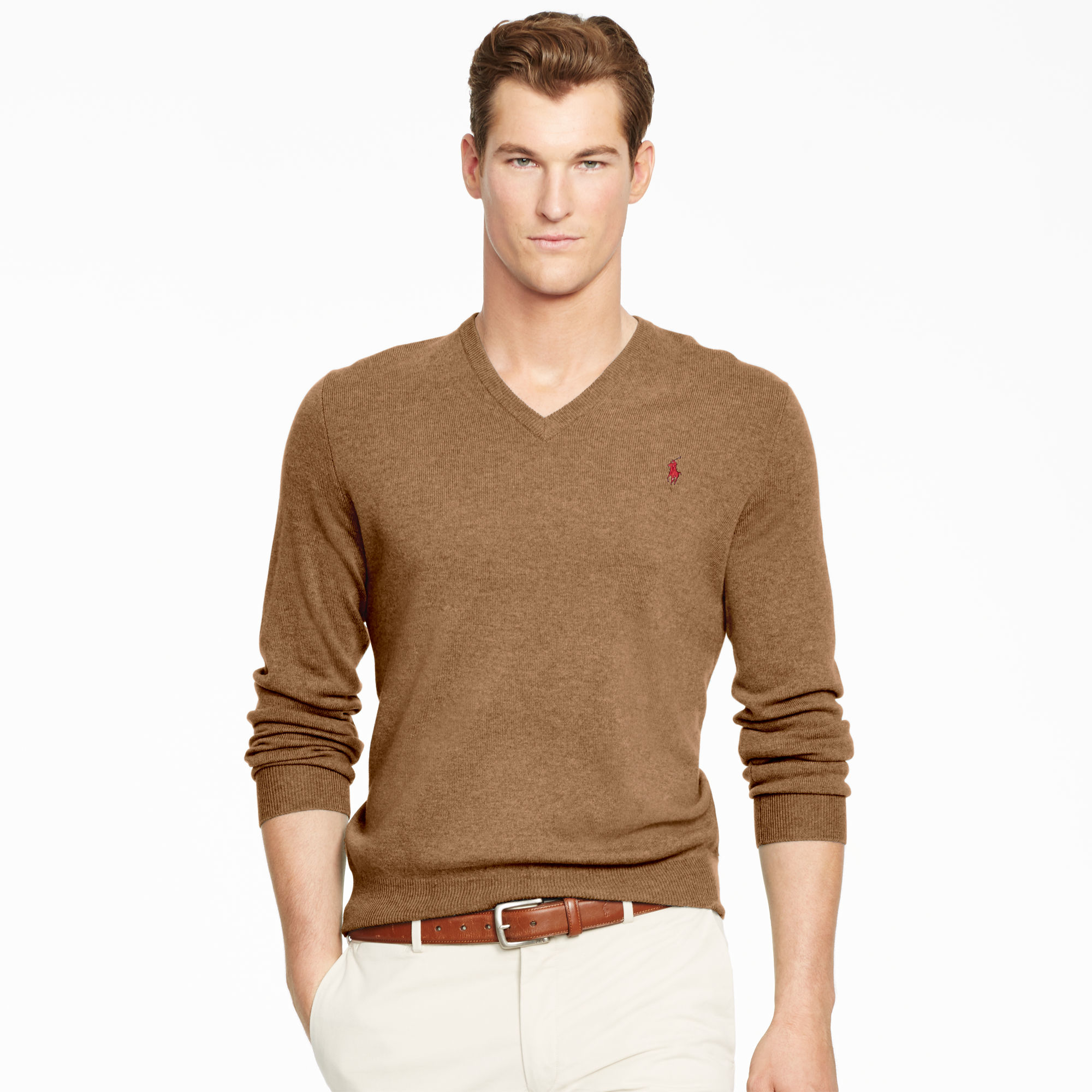  Polo  ralph  lauren  Wool V neck Sweater  for Men Lyst