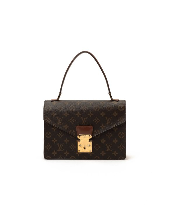 Lyst - Louis Vuitton Preowned Brown Monogram Canvas Monceau Bag in Brown