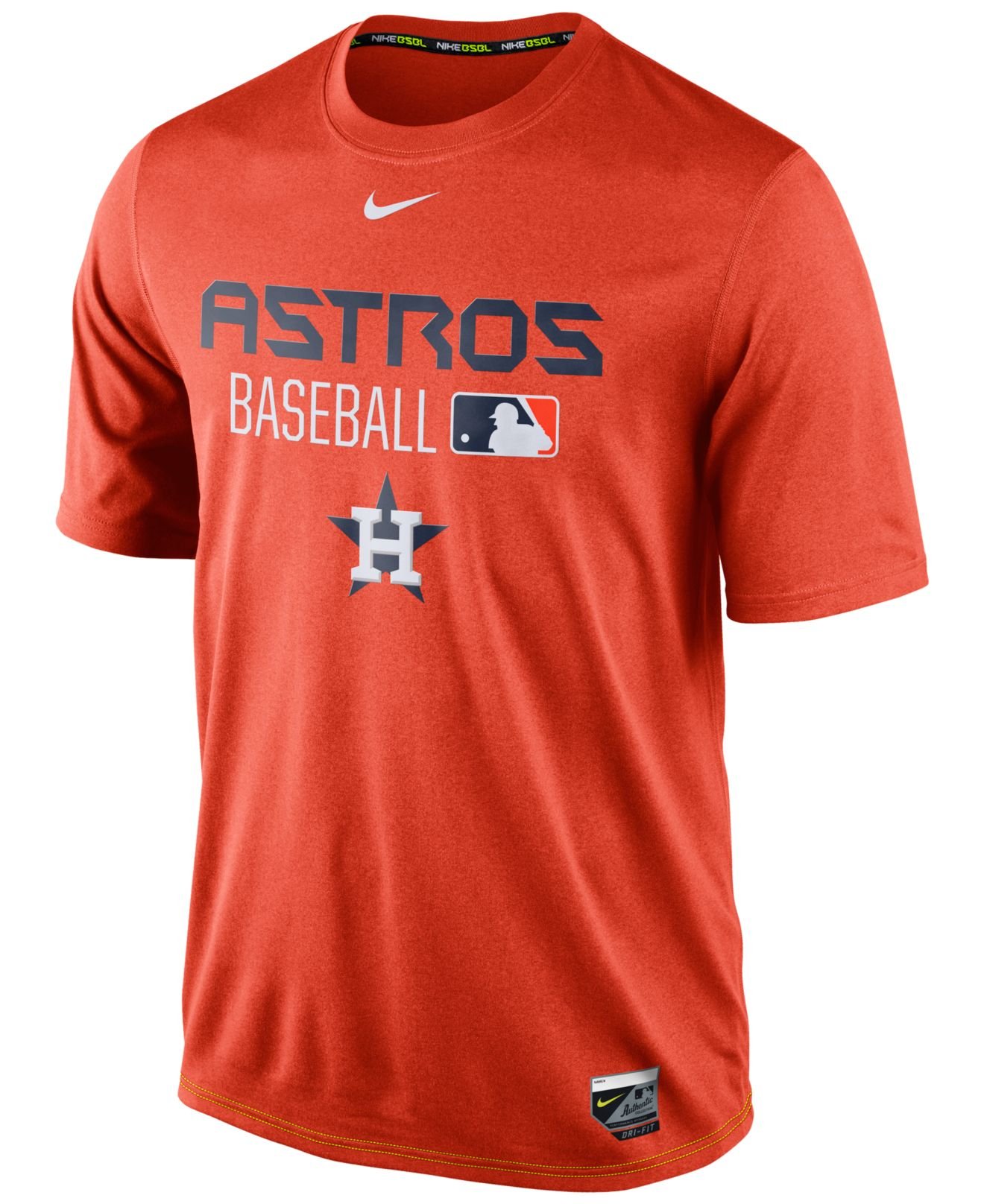 Lyst - Nike Men'S Houston Astros Legend Dri-Fit T-Shirt in Orange for Men