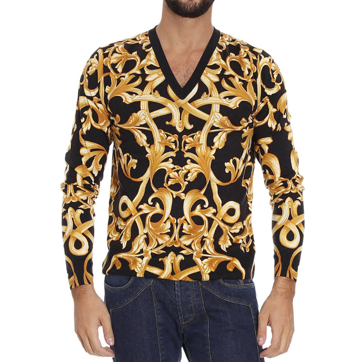 versace men sweaters