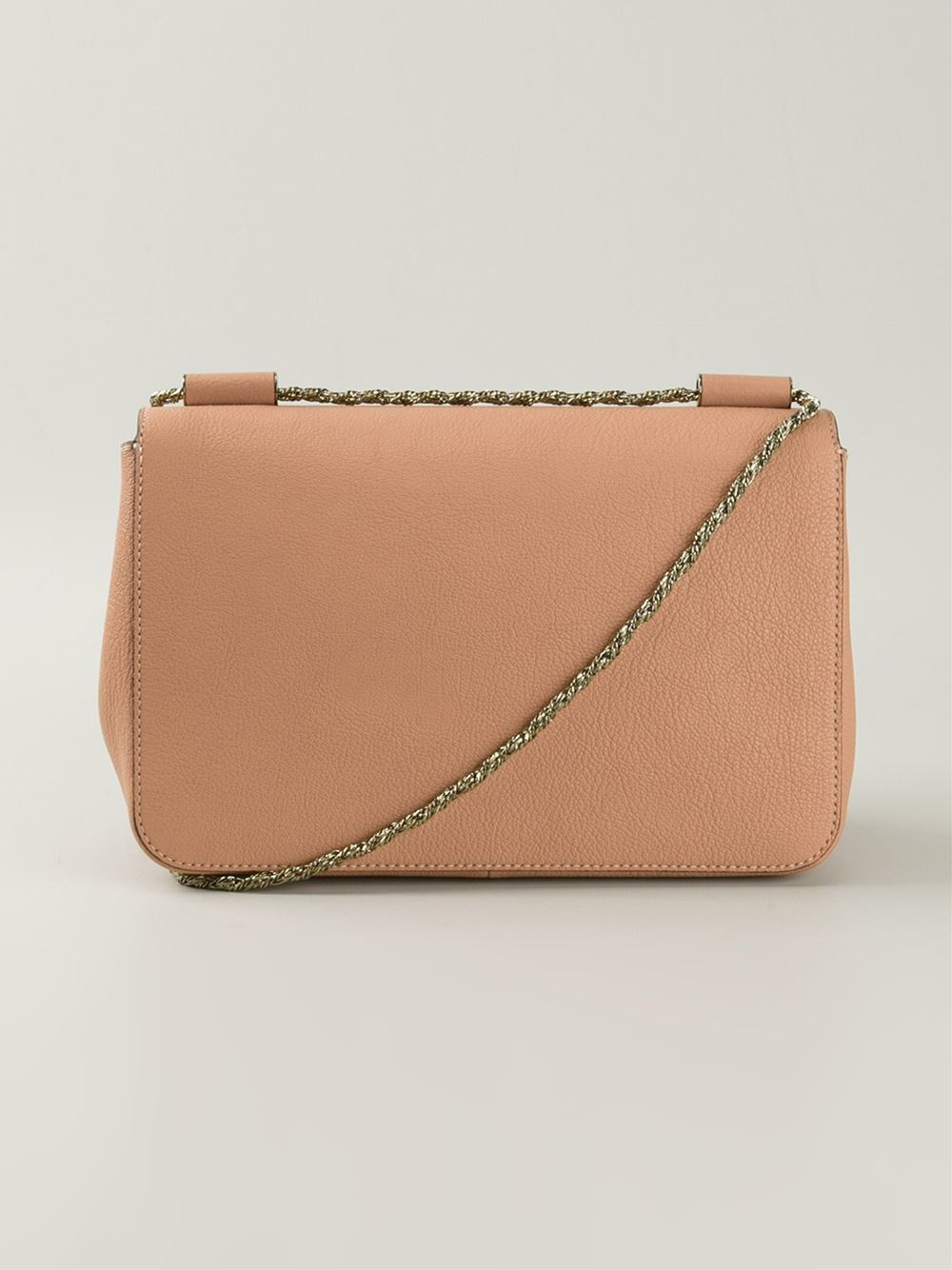 Chlo Elsie Goatskin Cros-Body Bag in Pink (pink \u0026amp; purple) | Lyst  