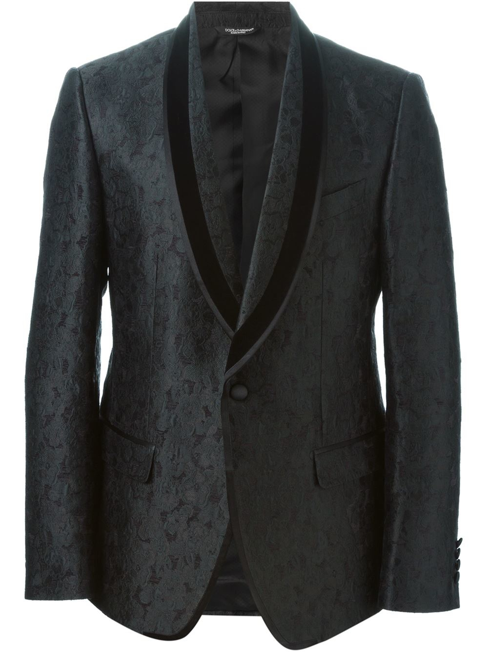 Lyst Dolce & Gabbana Floral Jacquard Dinner Jacket in Black for Men