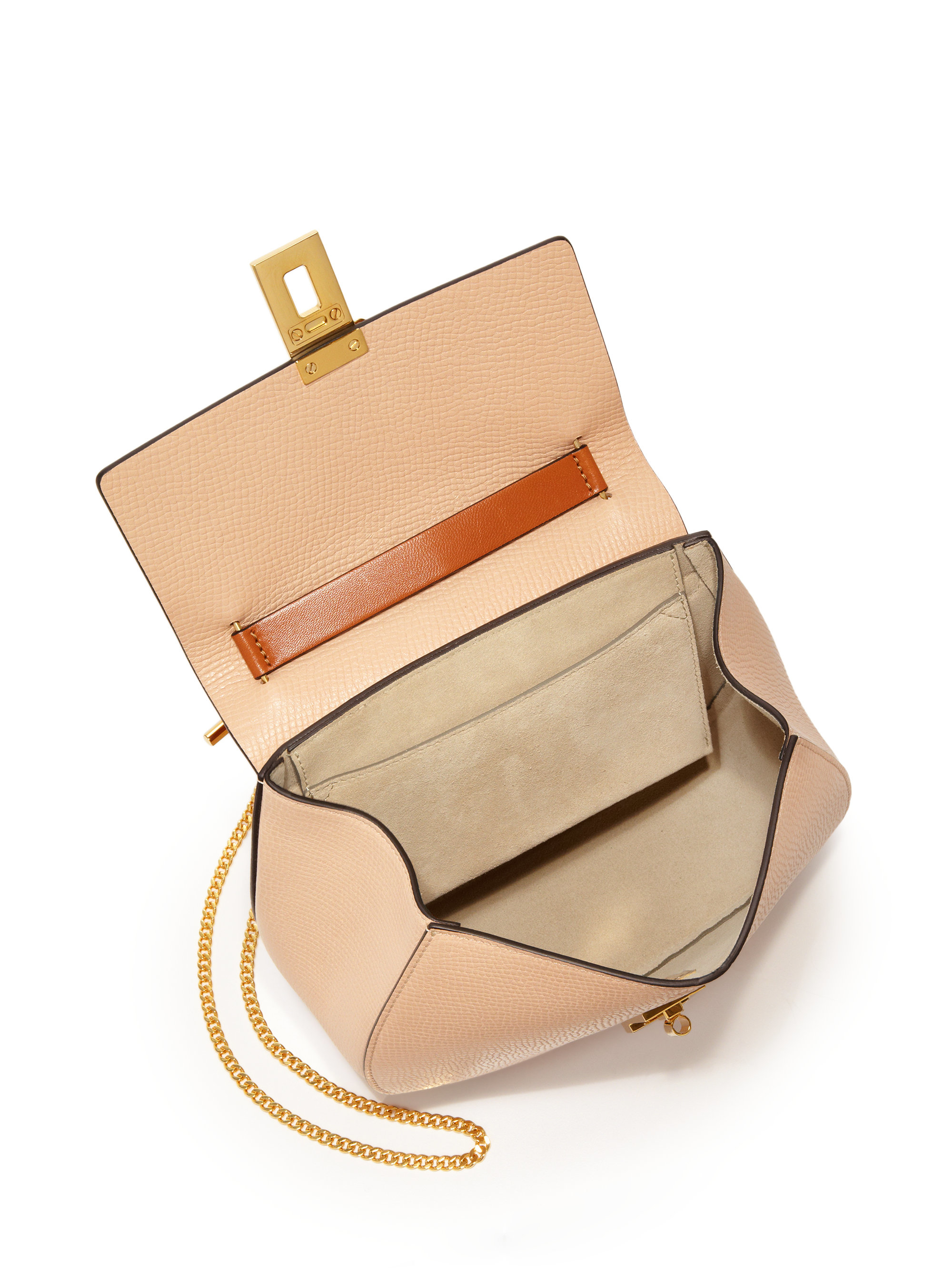 faux chloe bags - Chlo Drew Bicolor Mini Shoulder Bag in Brown (beige-tan) | Lyst