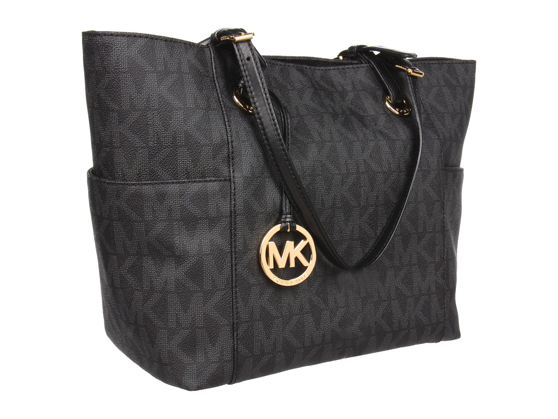 Black Michael Kors Purse With Mk Logo | Literacy Ontario Central South