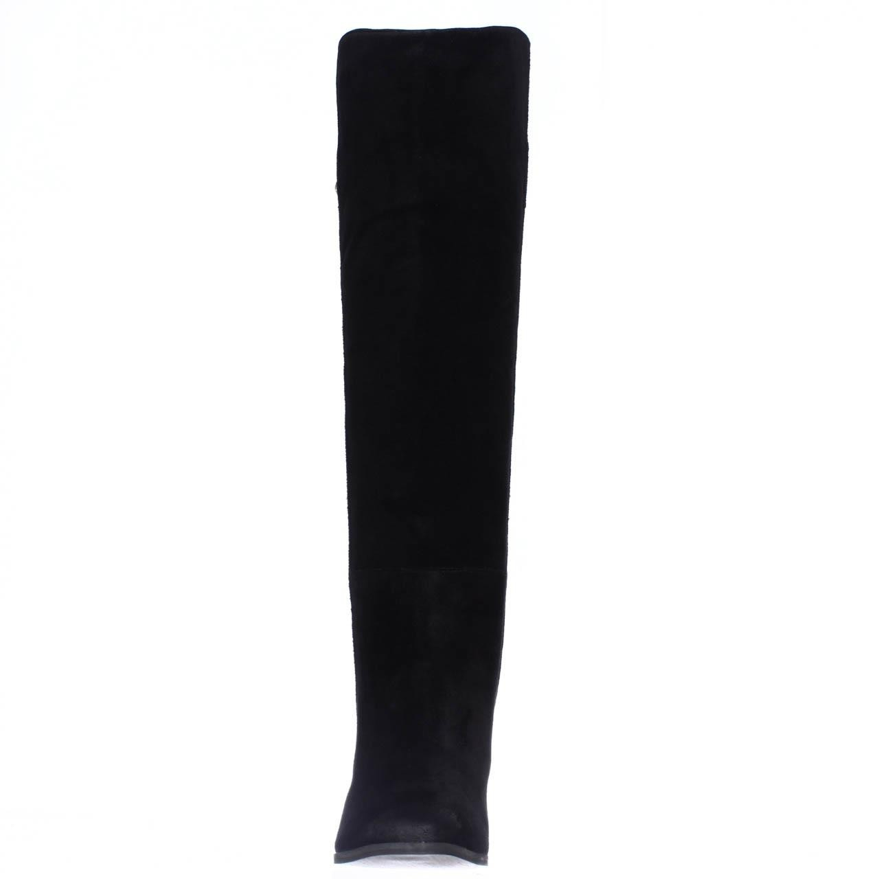 Lyst Guess Honon Kneehigh Dress Boots in Black