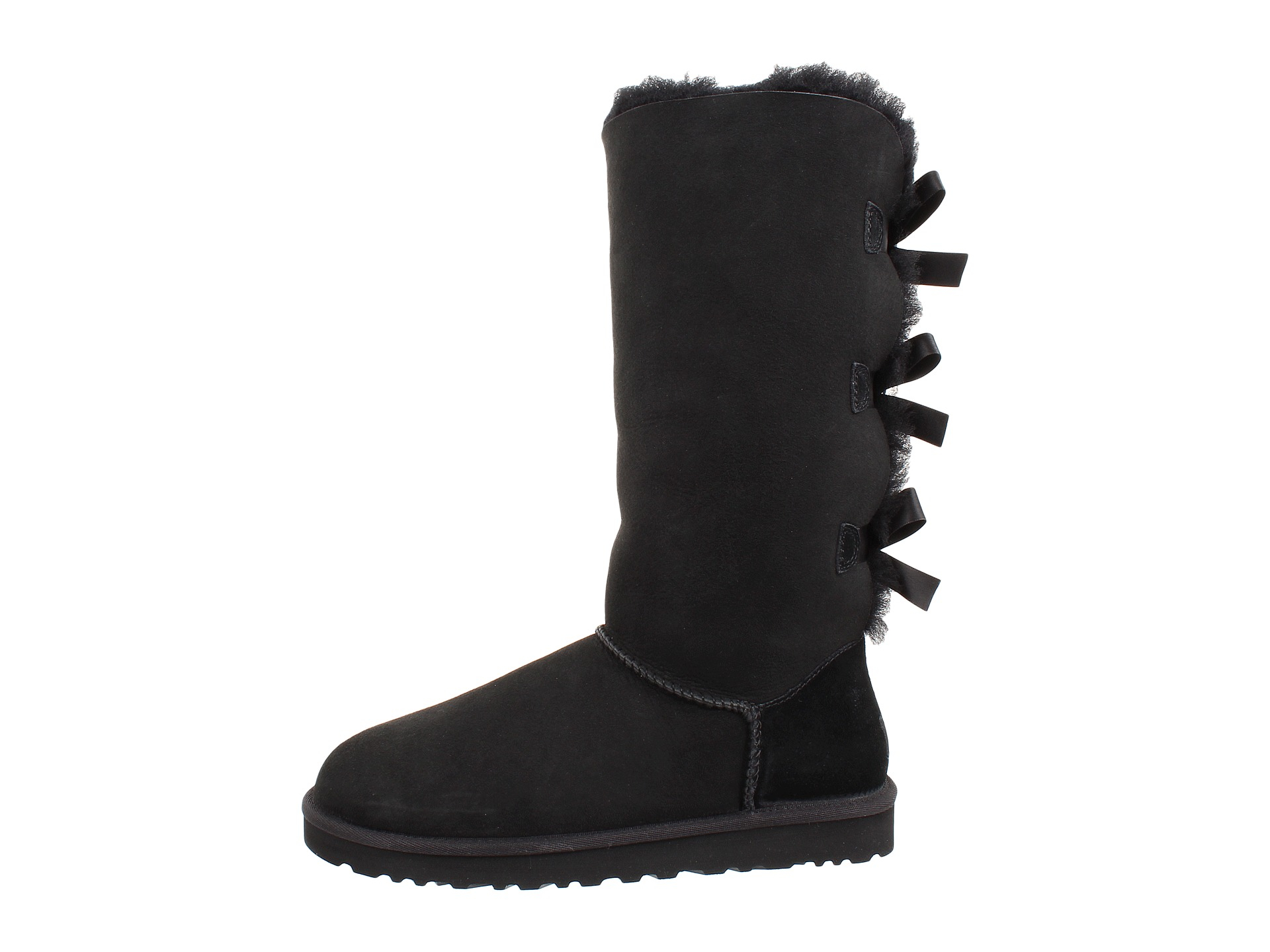 black ugg bailey bow boots