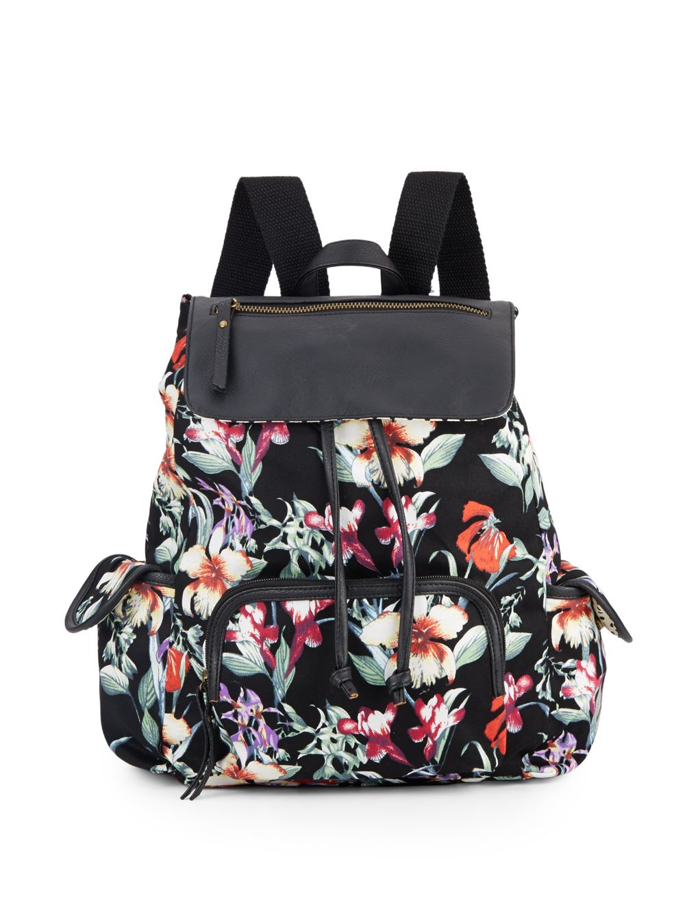 Lyst - Madden Girl Btrender Floral-print Backpack in Black
