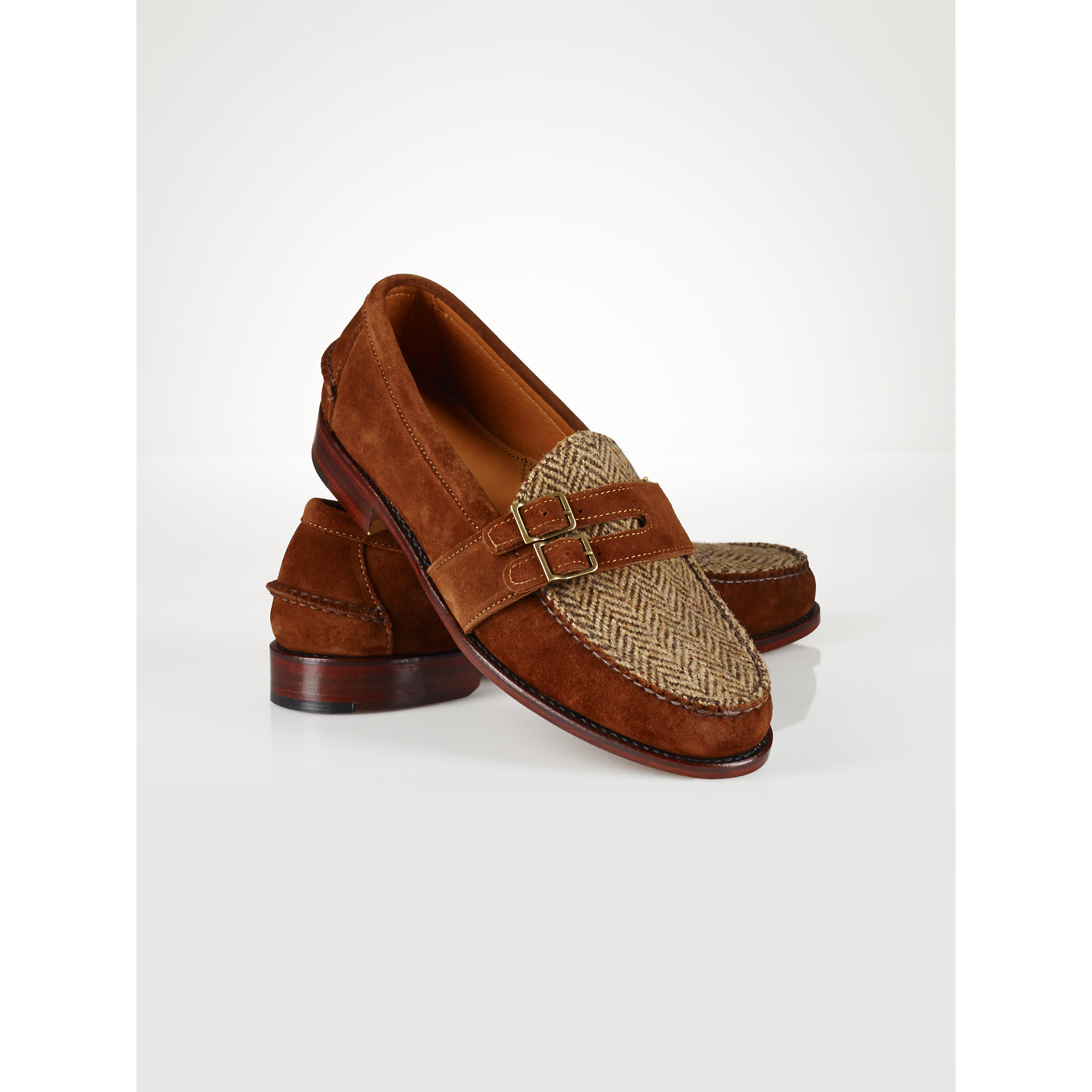 ralph lauren suede loafers men