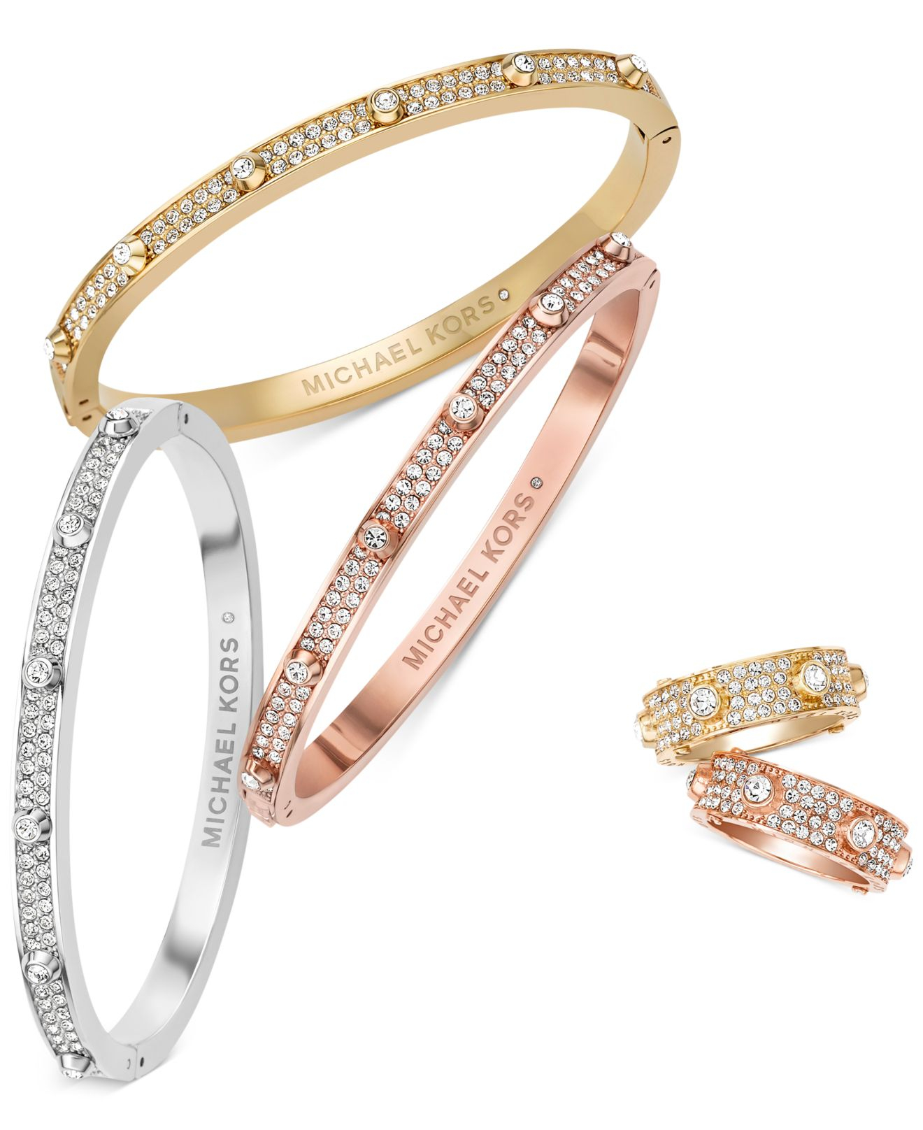 Lyst Michael Kors Bracelet In Metallic Gallery