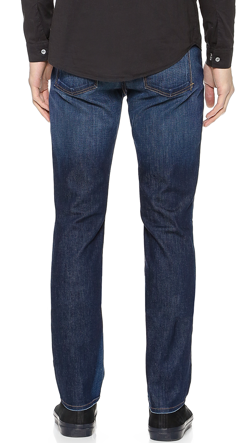 J brand Kane Reveled 10.5oz Slim Straight Jeans in Blue for Men ...