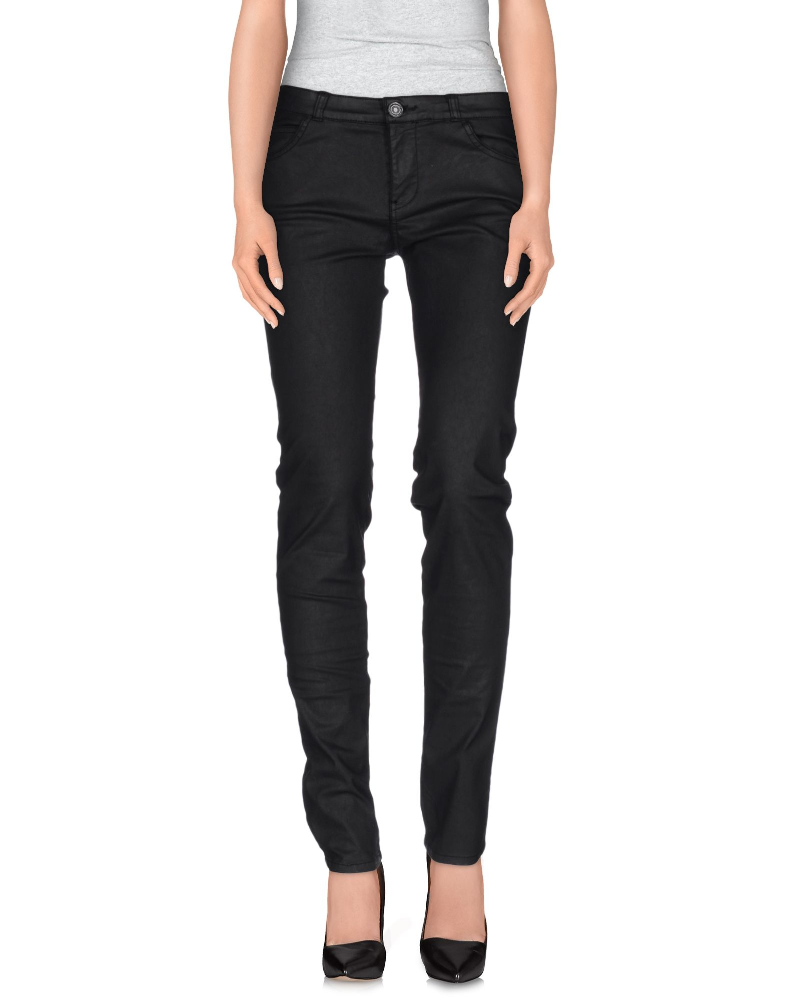 Calvin klein jeans Denim Pants in Black | Lyst
