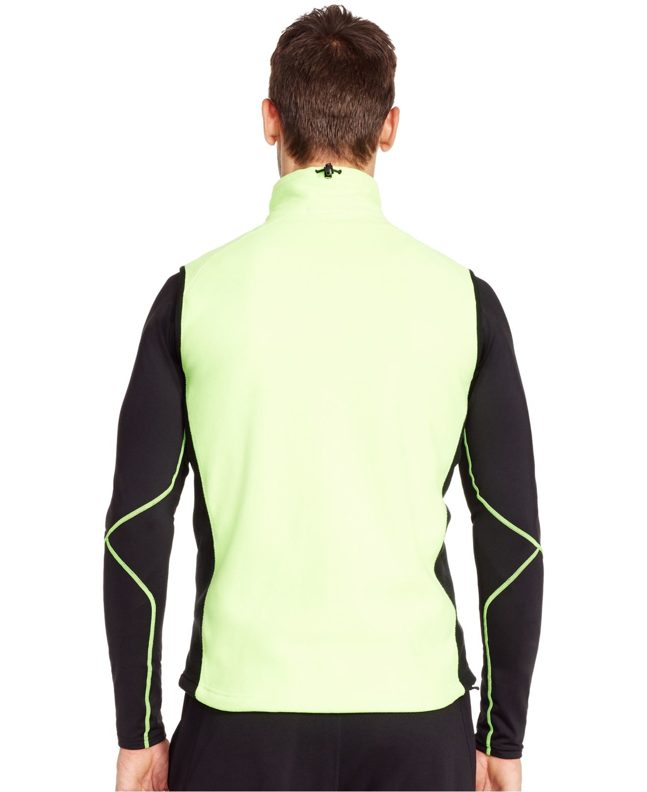 green polo fleece