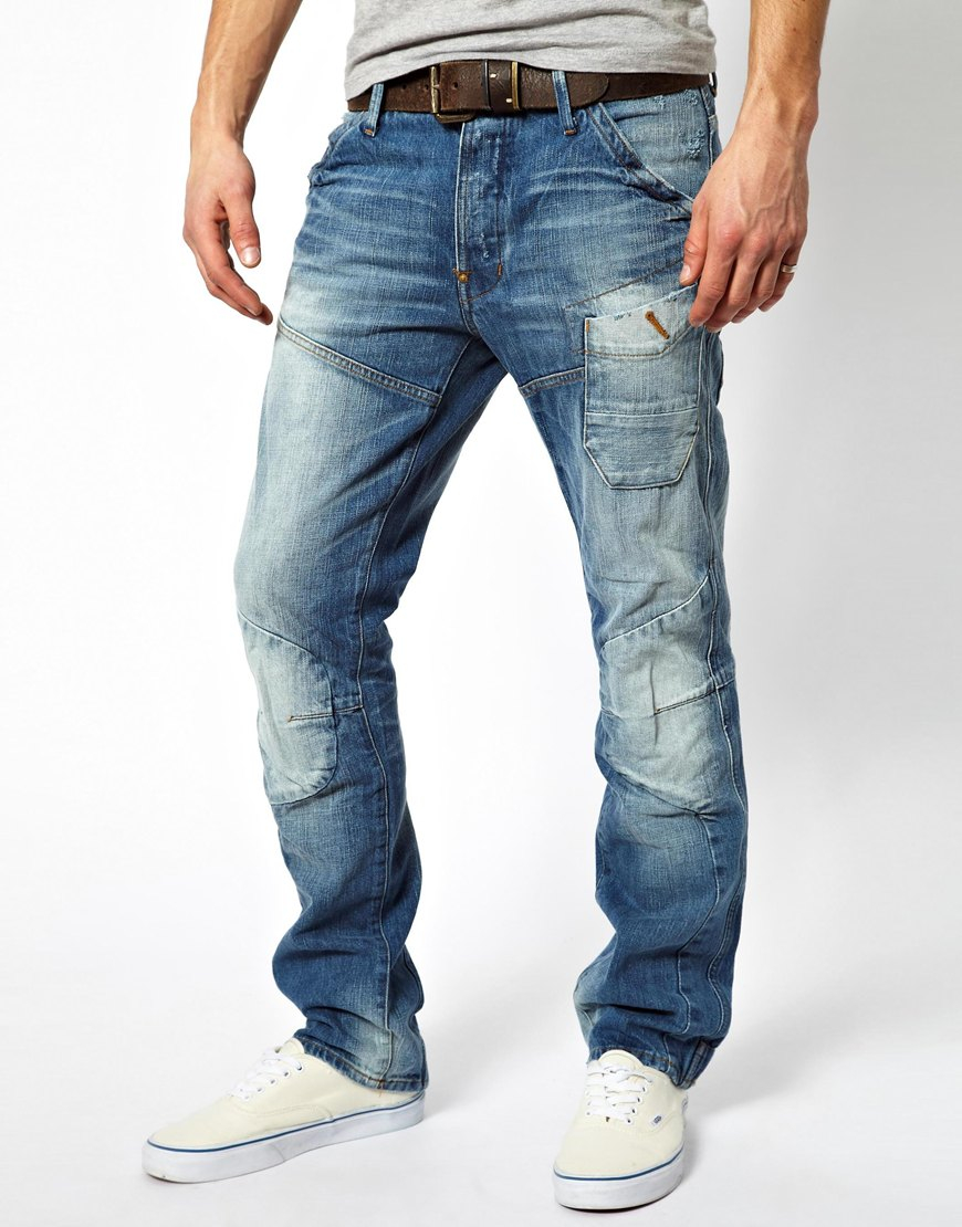 Lyst - G-Star Raw Jeans Tapered Chrome in Blue for Men
