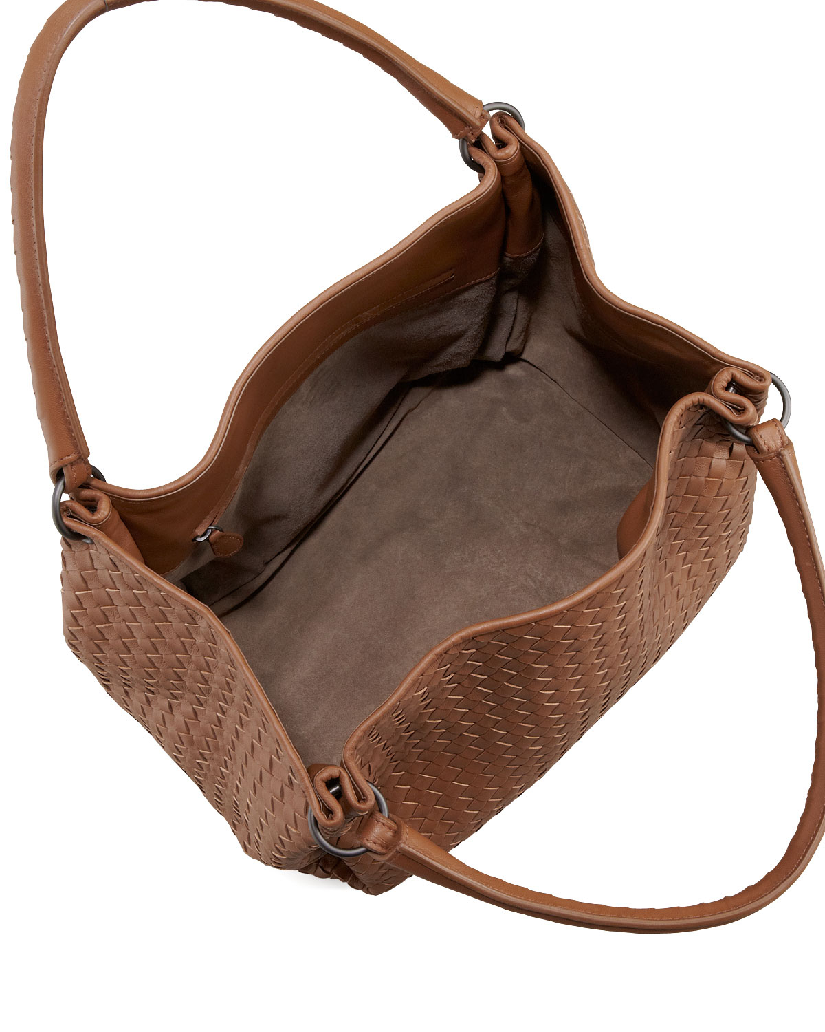 Bottega veneta Large Eastwest Hobo Bag Hazelnut Brown in Brown | Lyst