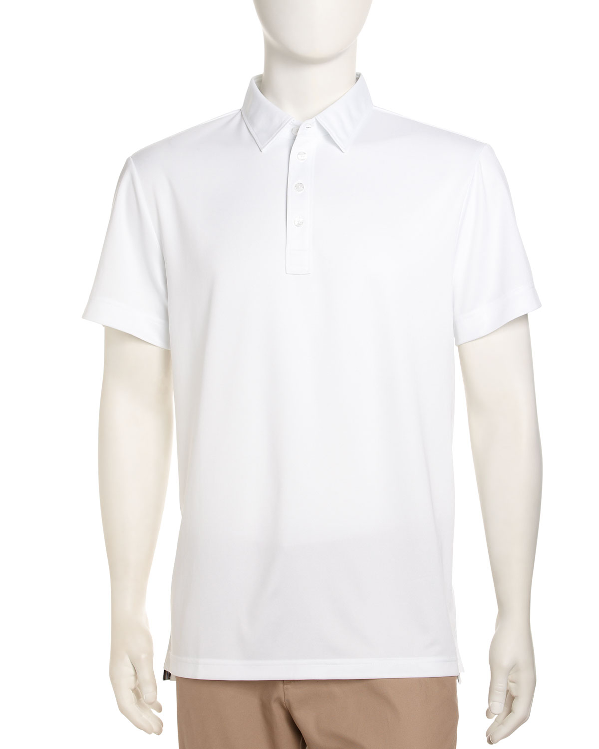 J.lindeberg Short Sleeve Golf Shirt White in White for Men | Lyst