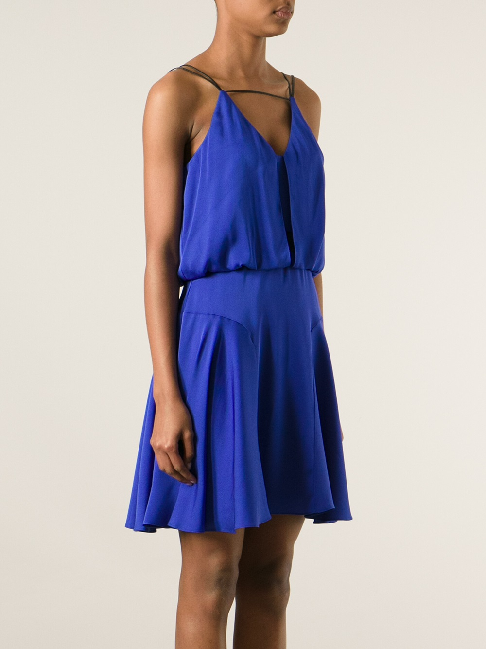 Lyst - Milly Floaty Dress in Blue