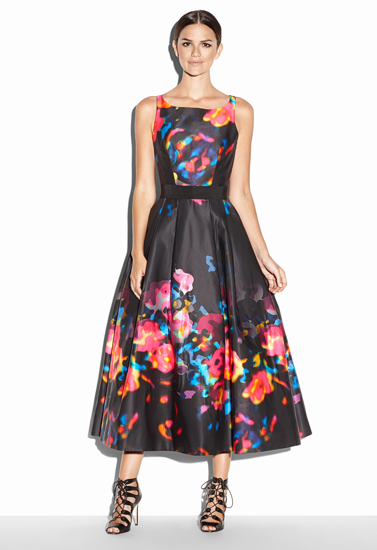 Printed Tea Length Dresses