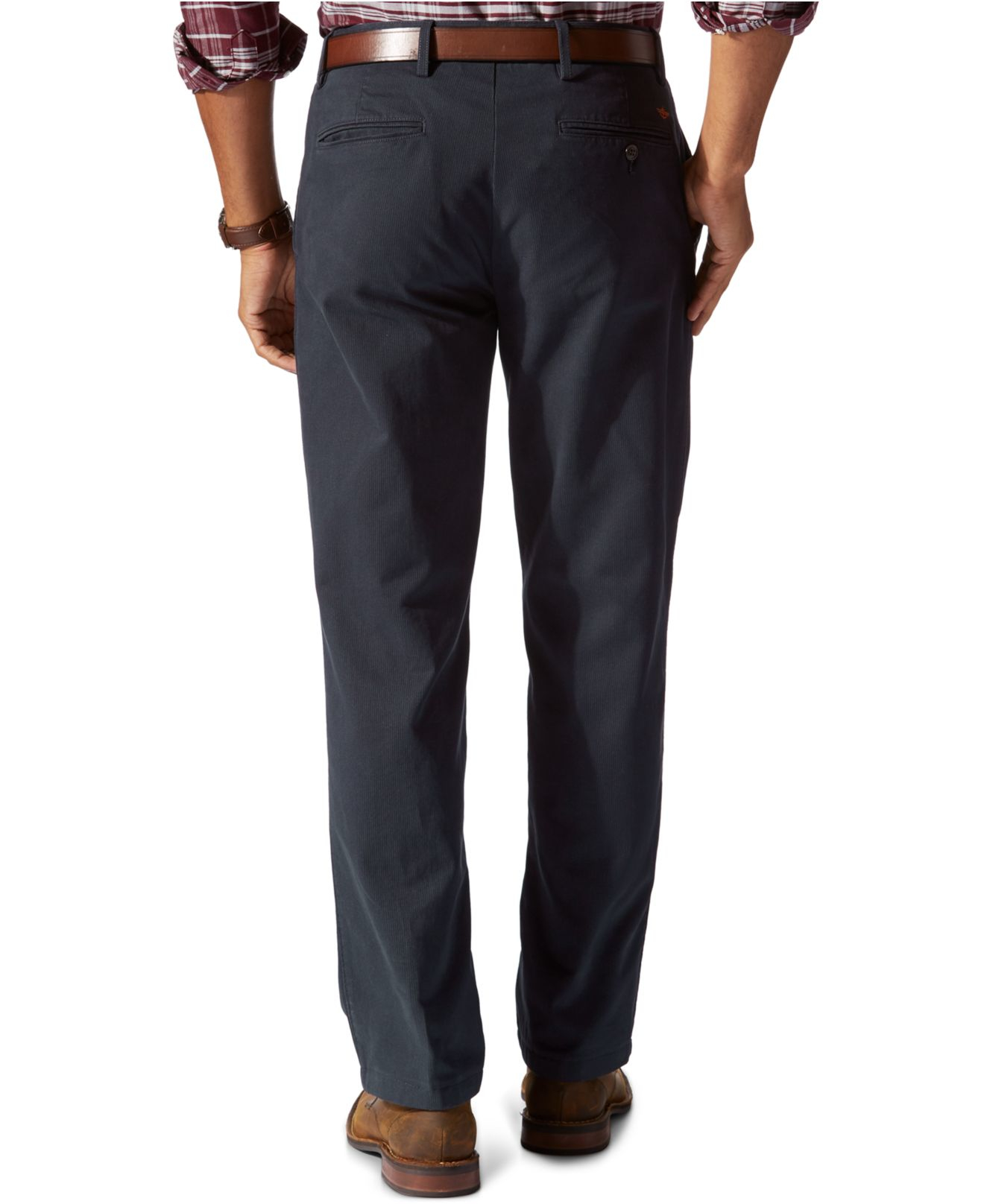 Lyst - Dockers D3 Classic-fit Flat-front Field Khaki Pants in Blue for Men